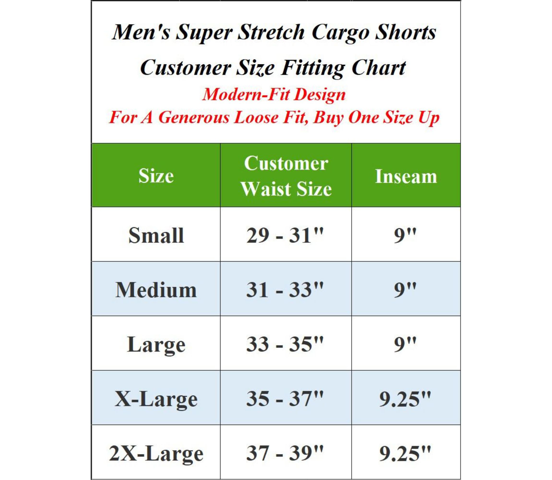 Galaxy By Harvic Men’s Slim Fit Super Flex Stretch Cargo Jogger Shorts-2 Pack