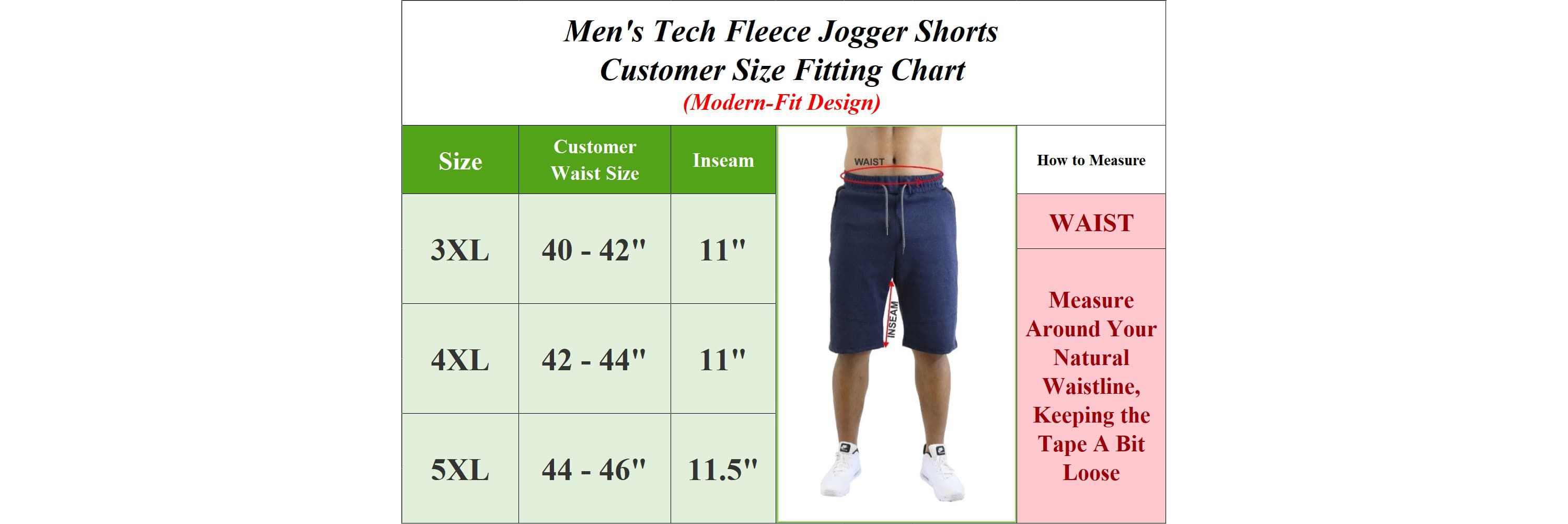 Blu Rock Mens Oversized  Tech Fleece Jogger Sweat Lounge Shorts With Long Zipper Side Pocket