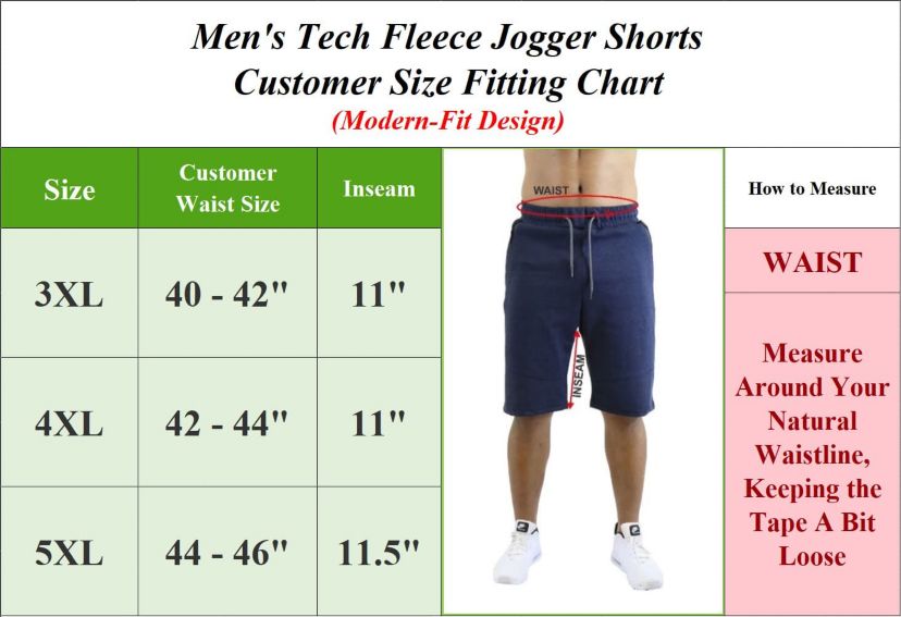 Blu Rock Mens Oversized  Tech Fleece Jogger Sweat Lounge Shorts With Long Zipper Side Pocket