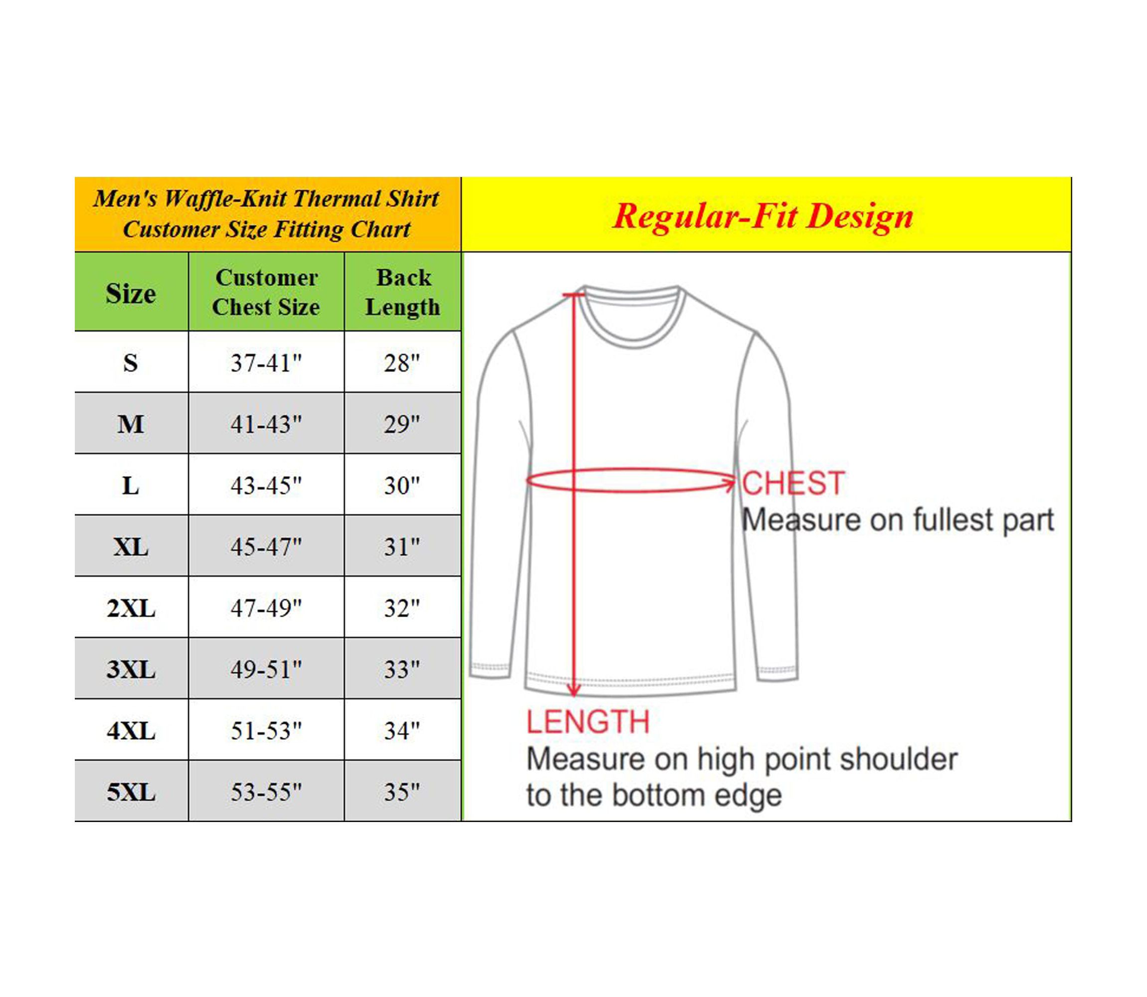 Mens Long Sleeve Thermal Shirts