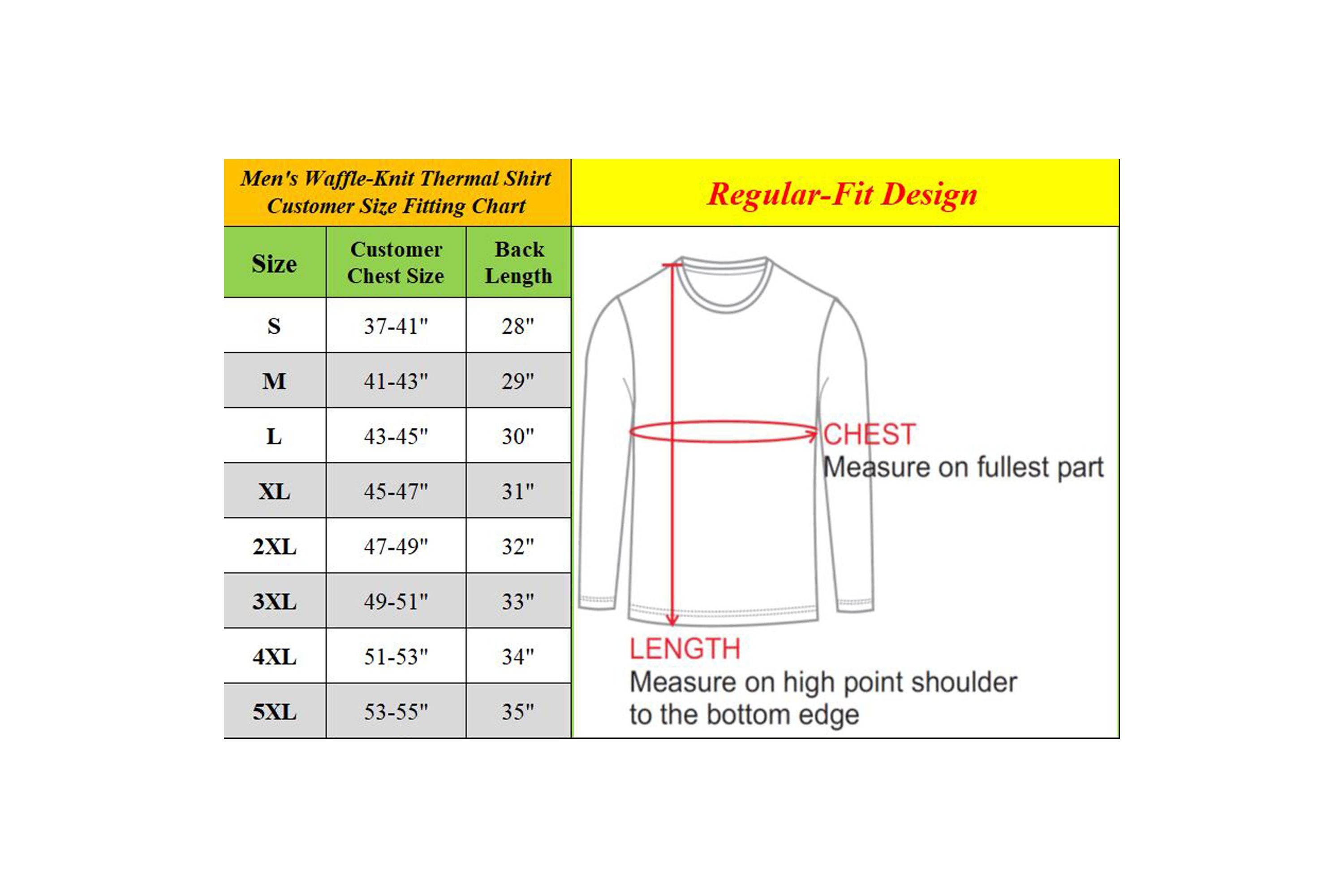 Mens Long Sleeve Thermal Shirts