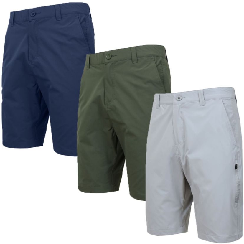 Jump Start Men’s 6-Pocket All Motion Stretch Utility Shorts-3 Pack