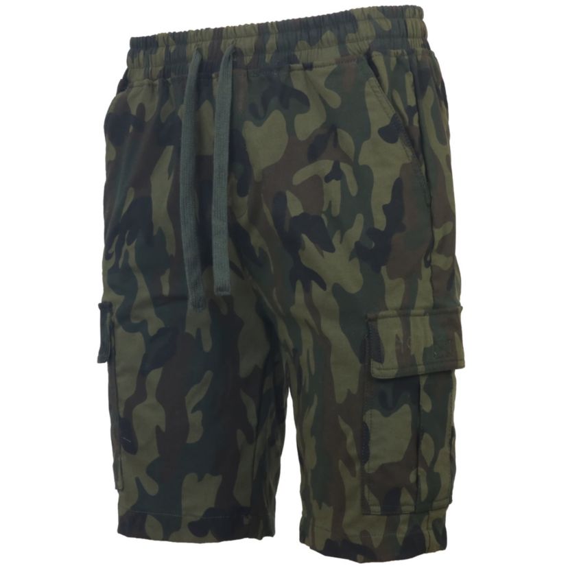 Galaxy By Harvic Men’s Slim Fit Super Flex Stretch Cargo Jogger Shorts