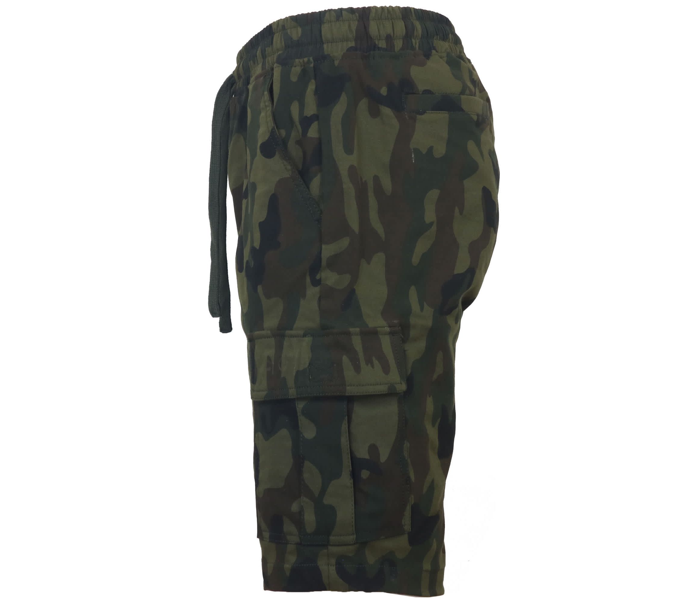 Galaxy By Harvic Men’s Slim Fit Super Flex Stretch Cargo Jogger Shorts