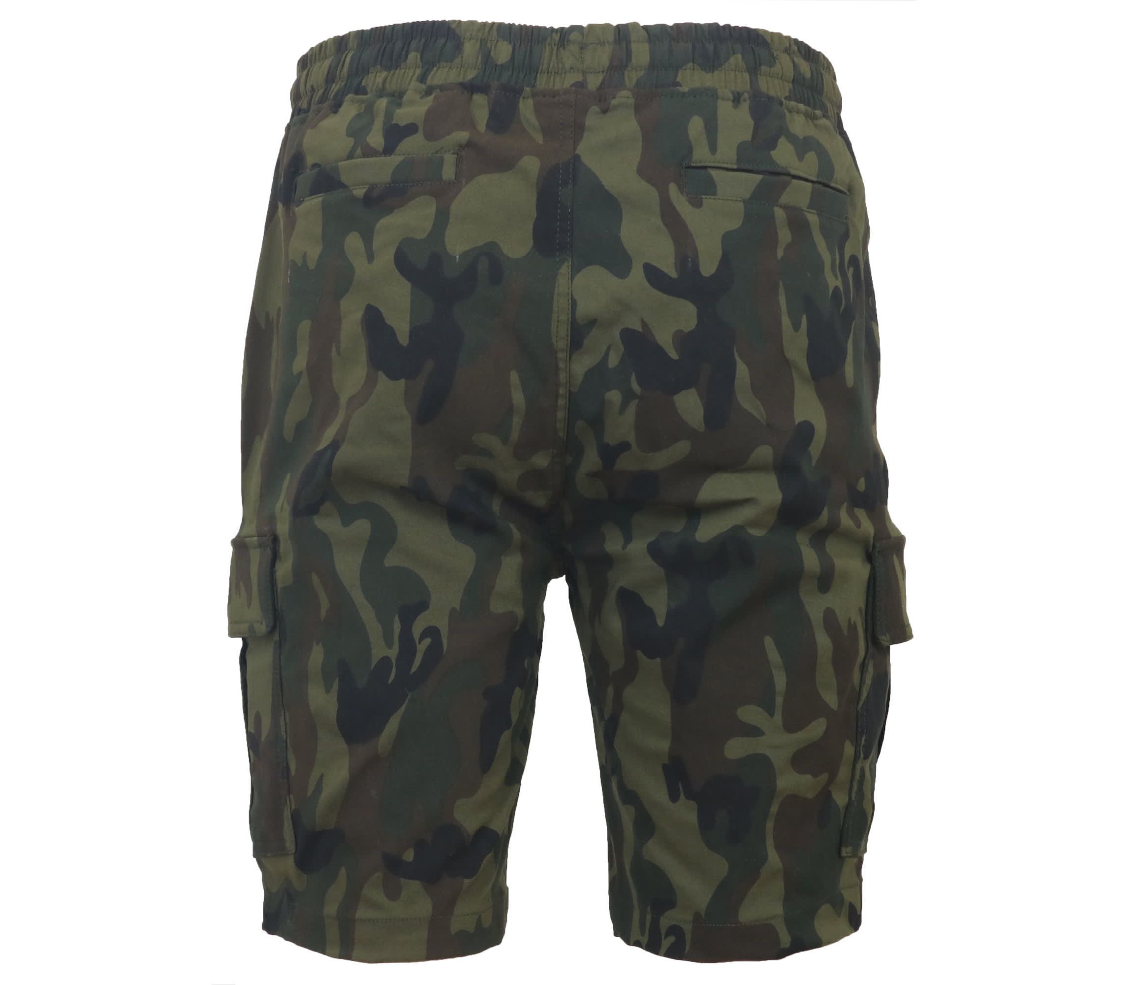 Galaxy By Harvic Men’s Slim Fit Super Flex Stretch Cargo Jogger Shorts