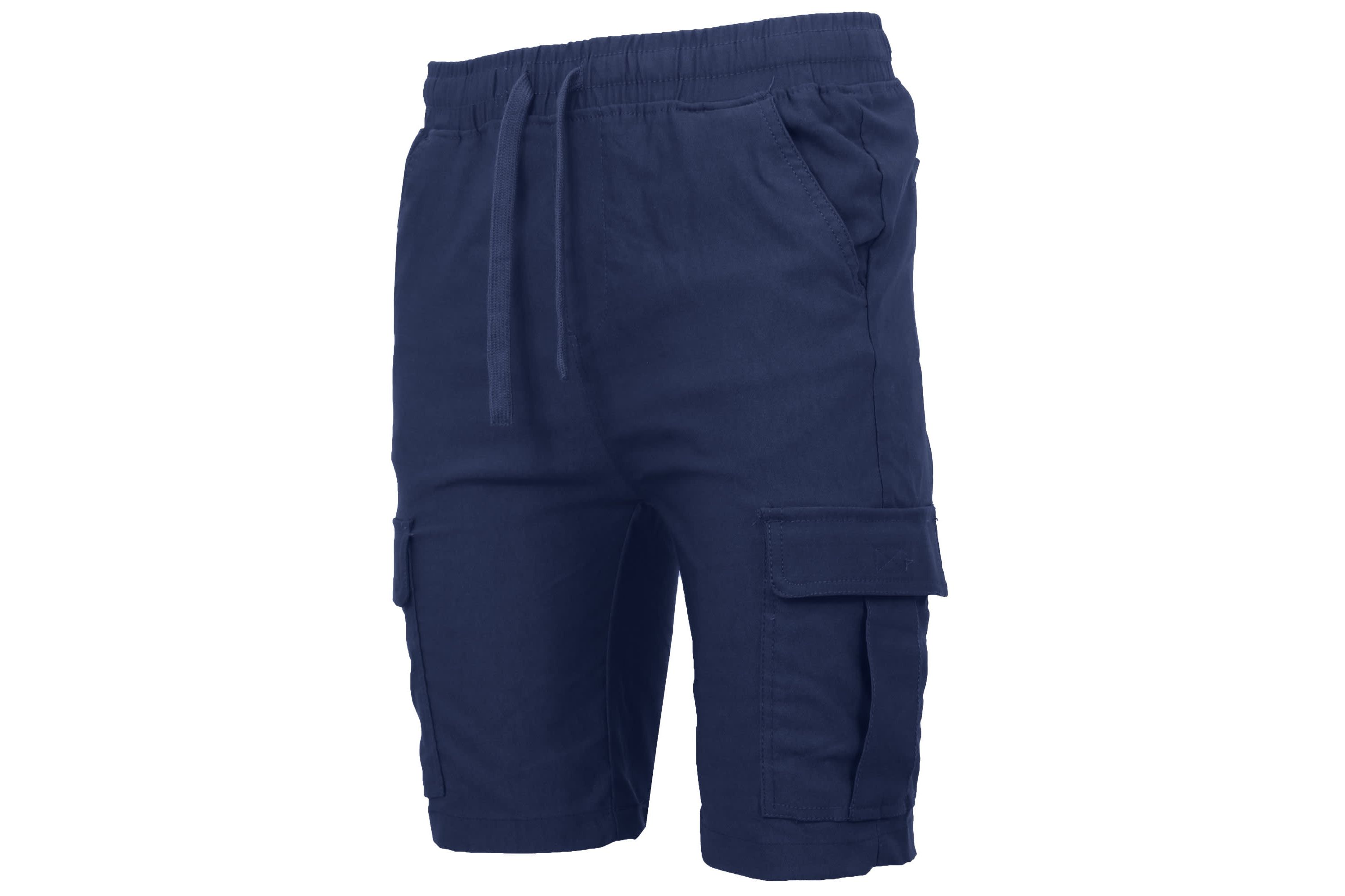 Galaxy By Harvic Men’s Slim Fit Super Flex Stretch Cargo Jogger Shorts