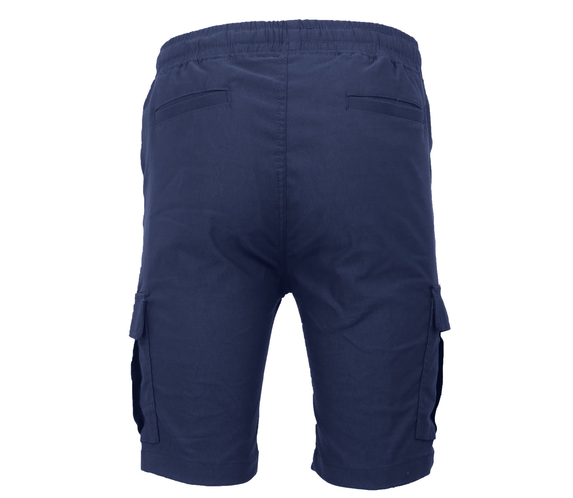 Galaxy By Harvic Men’s Slim Fit Super Flex Stretch Cargo Jogger Shorts