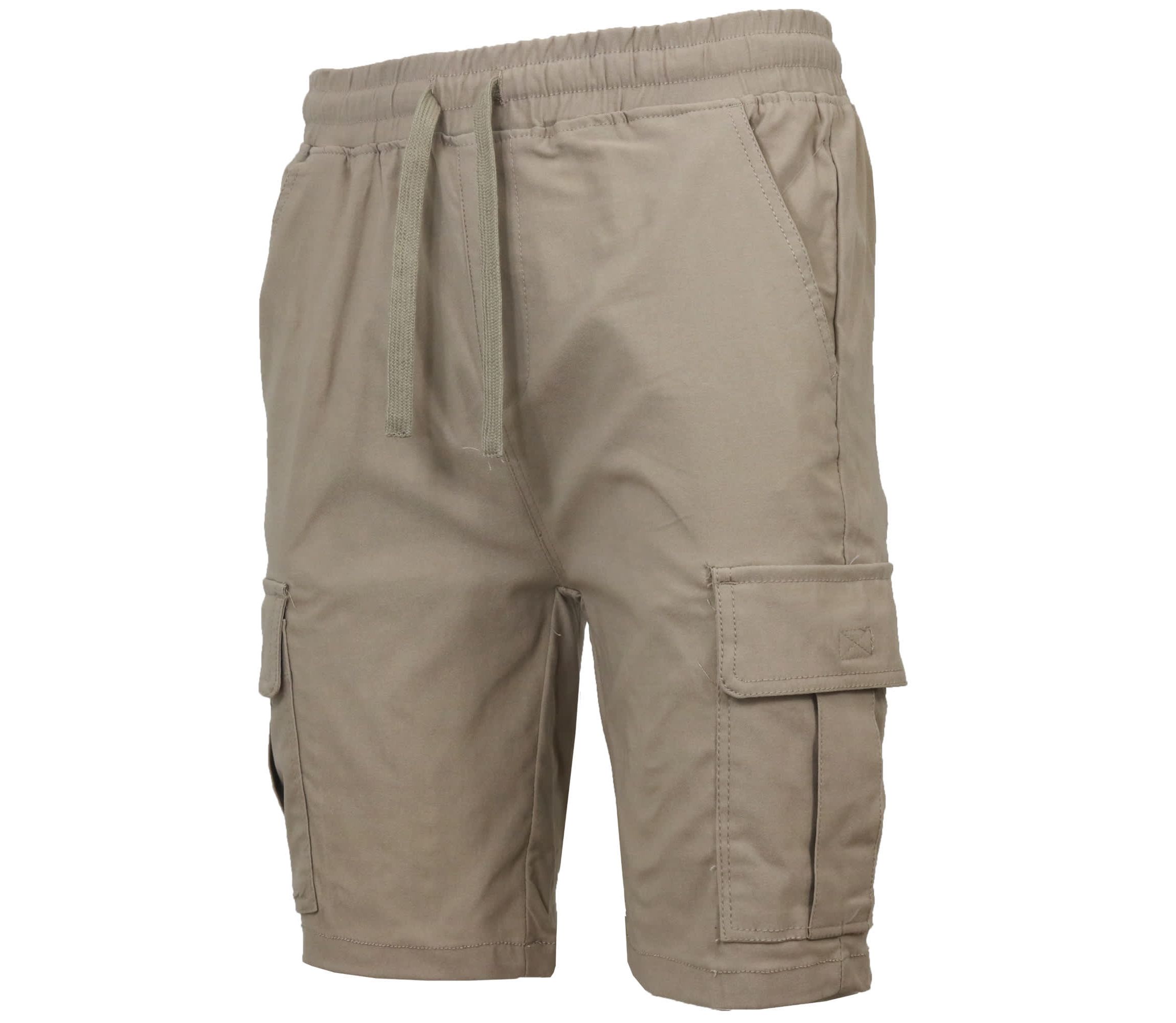Galaxy By Harvic Men’s Slim Fit Super Flex Stretch Cargo Jogger Shorts