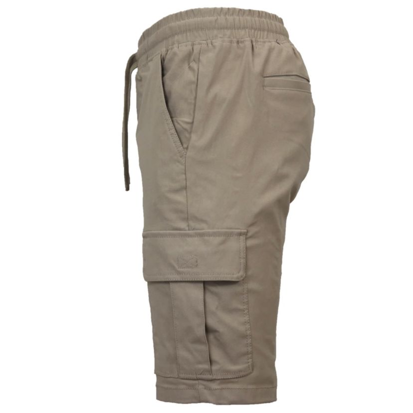 Galaxy By Harvic Men’s Slim Fit Super Flex Stretch Cargo Jogger Shorts