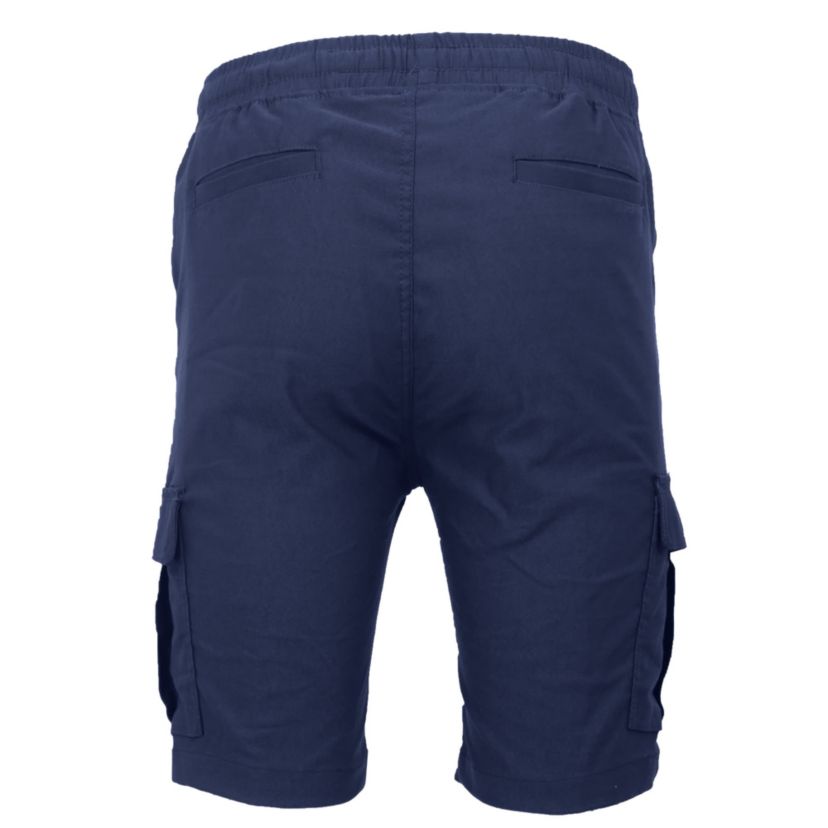 Galaxy By Harvic Men’s Slim Fit Super Flex Stretch Cargo Jogger Shorts-2 Pack