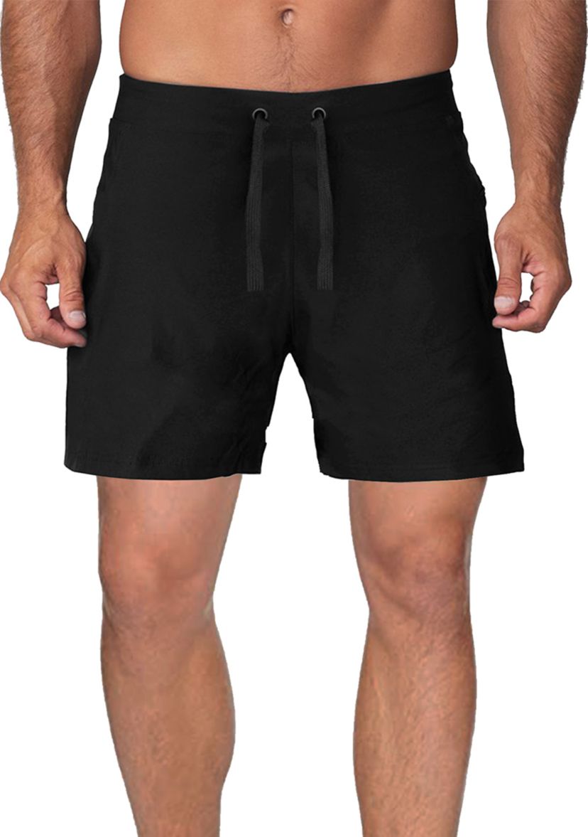 Mens 7 Inch Performance Active Workout Training Shorts with Mesh Lining