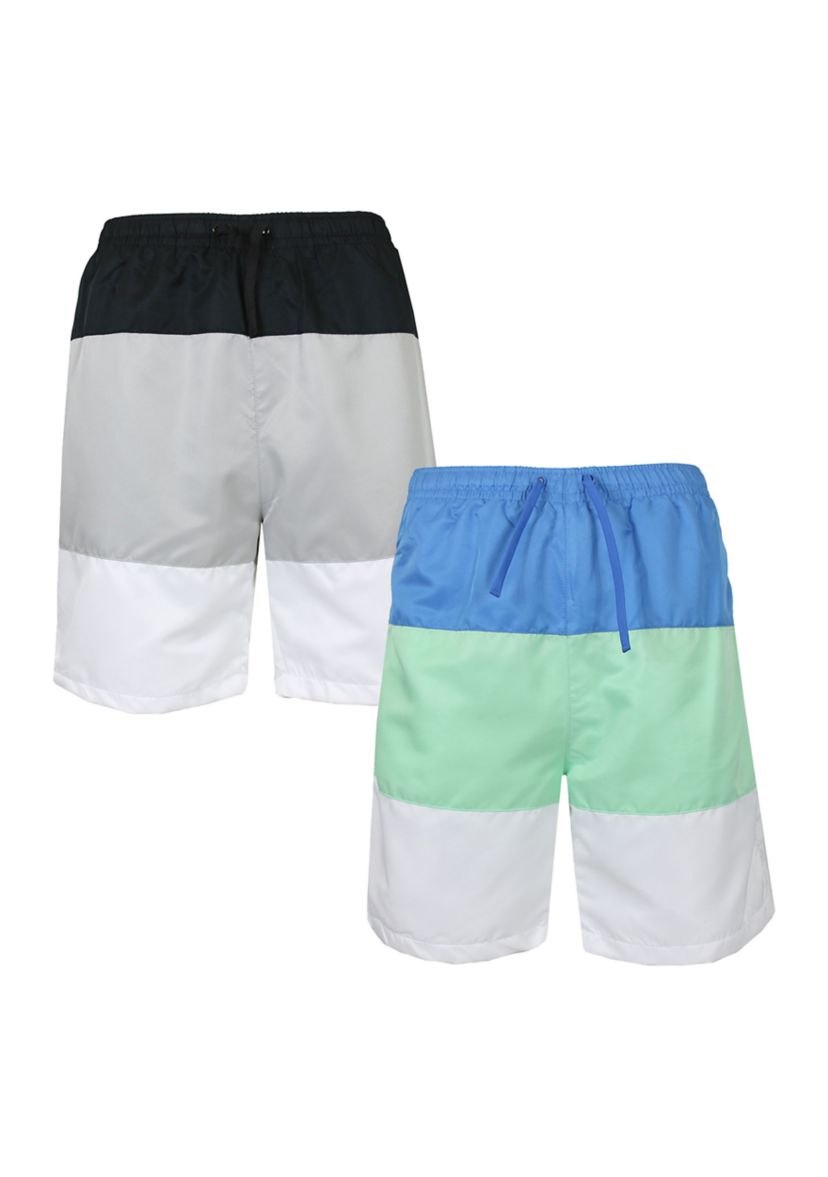Men’s Dry Tech Active Workout Training Running Performance Shorts-2 Pack