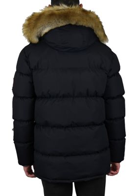 Men's Heavyweight Parka Jacket With Detachable Hood