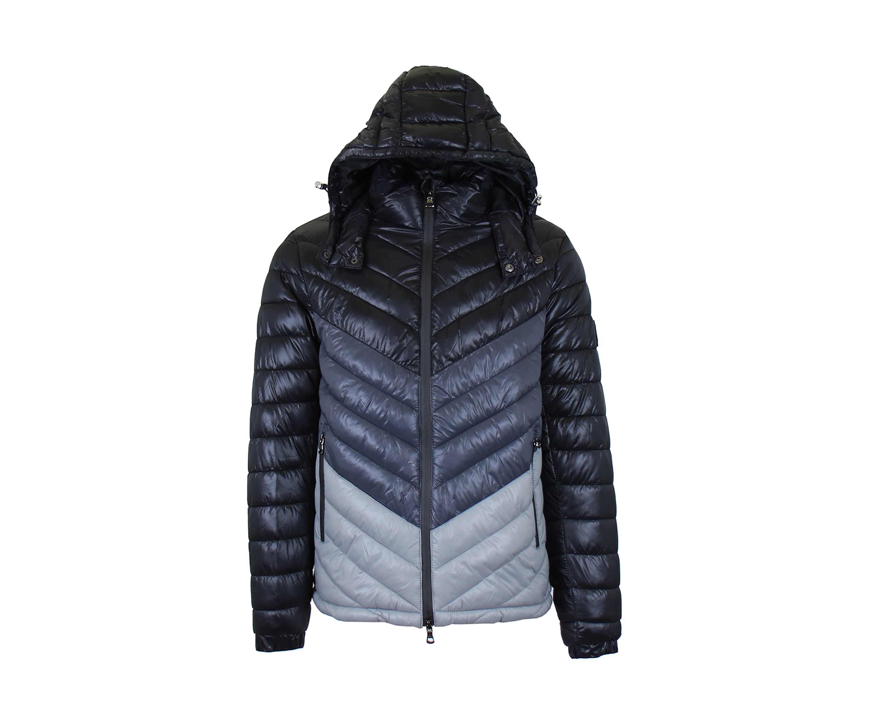 Mens Heavyweight Quilted Hooded Puffer Bubble Jacket