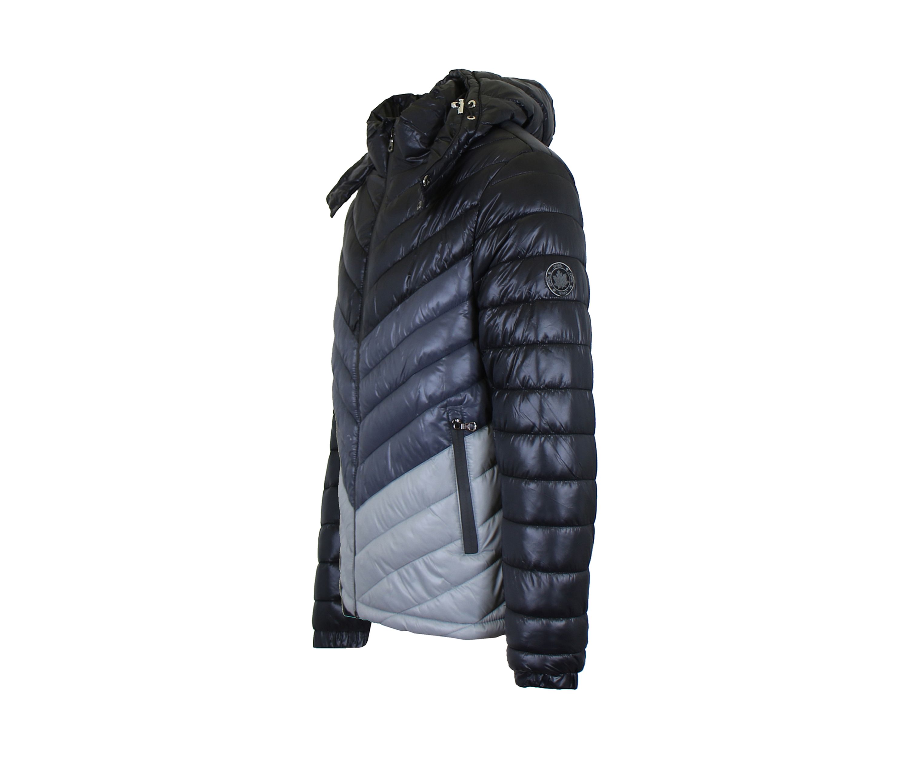 Mens Heavyweight Quilted Hooded Puffer Bubble Jacket