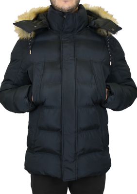 Men's Heavyweight Parka Jacket With Detachable Hood