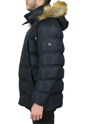 Men's Heavyweight Parka Jacket With Detachable Hood