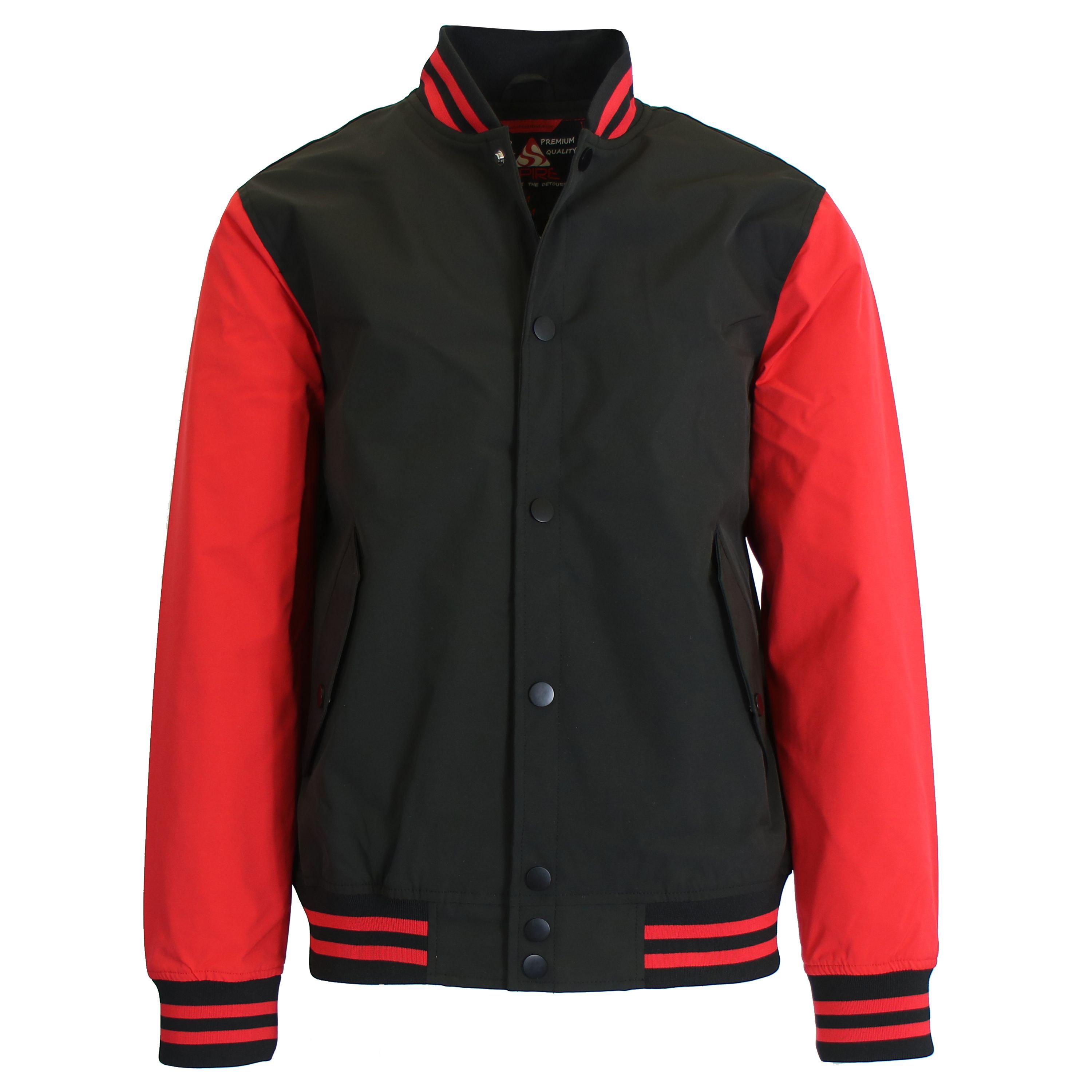 Spire By Galaxy Men’s Lightweight Varsity Jacket