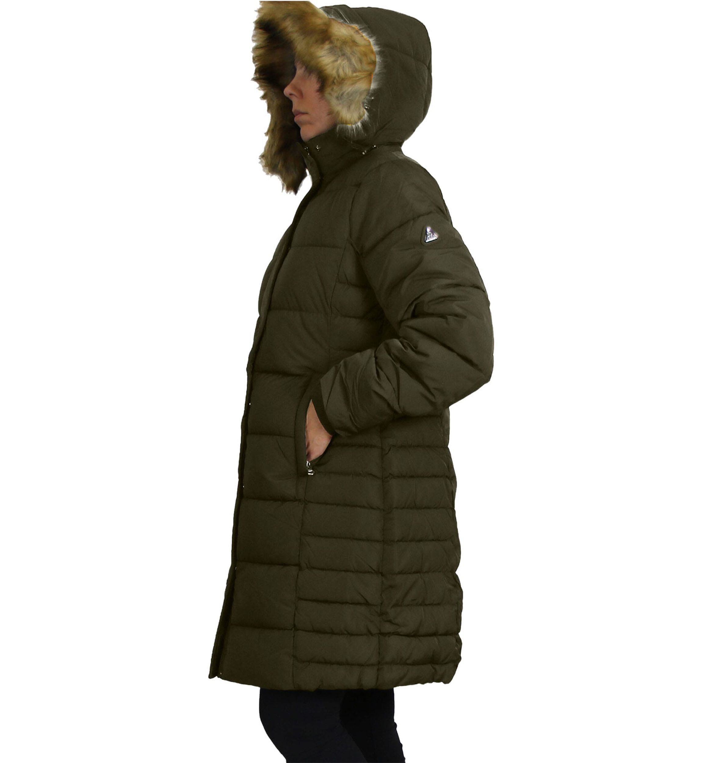 Heavyweight Parka Jacket With Detachable Faux Fur Hood