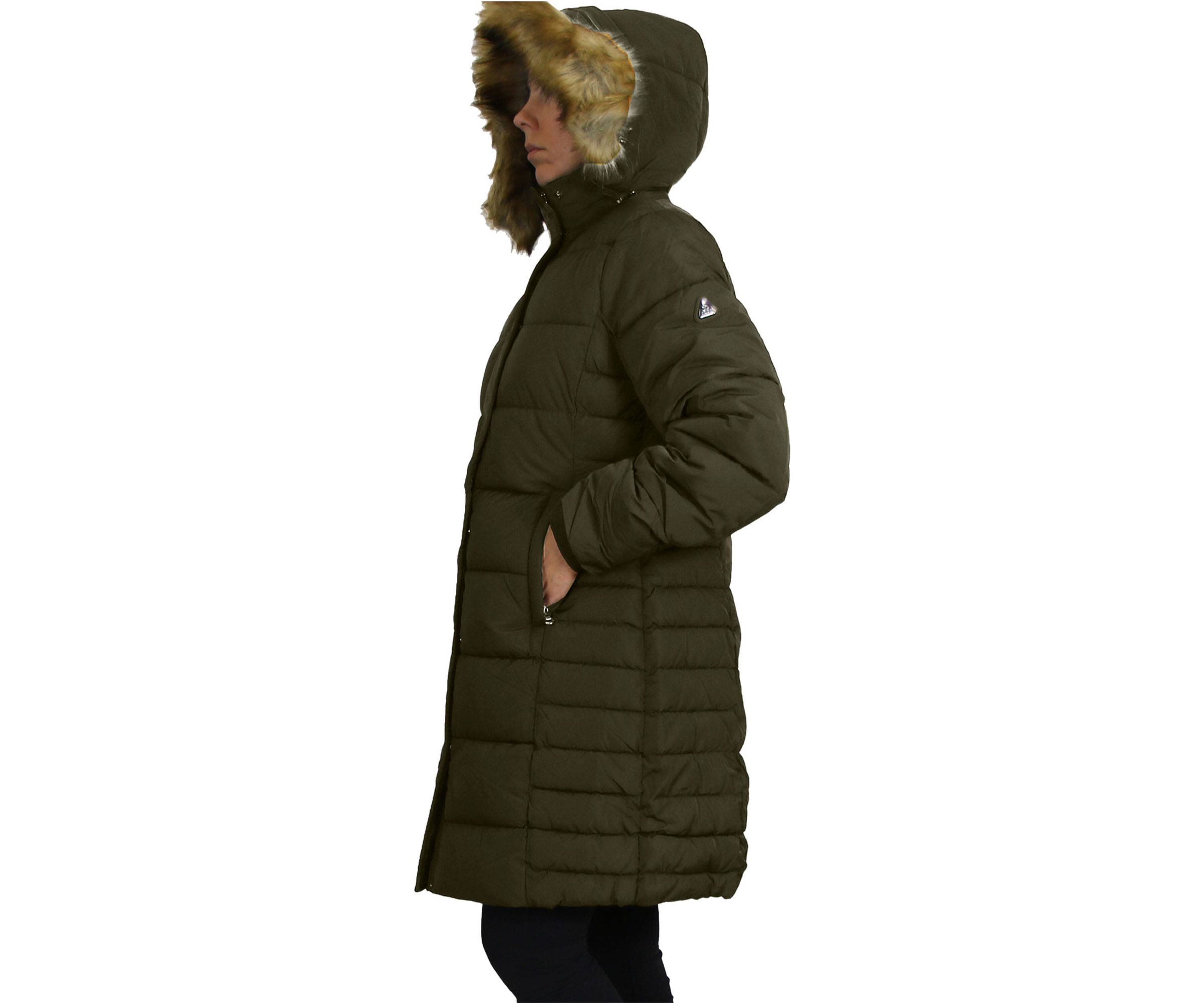 Heavyweight Parka Jacket With Detachable Faux Fur Hood