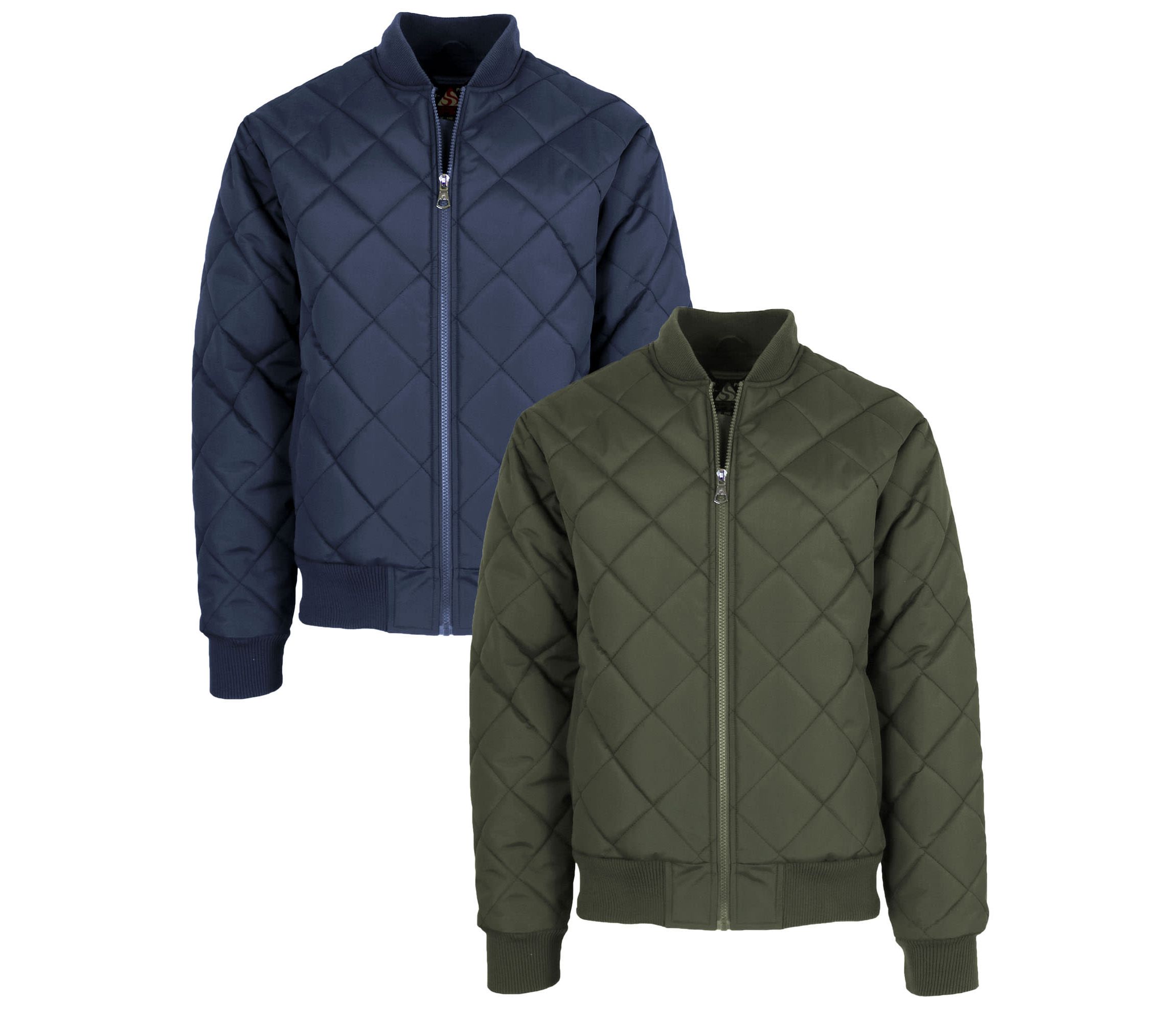 Quilted Bomber Jacket -2 Pack