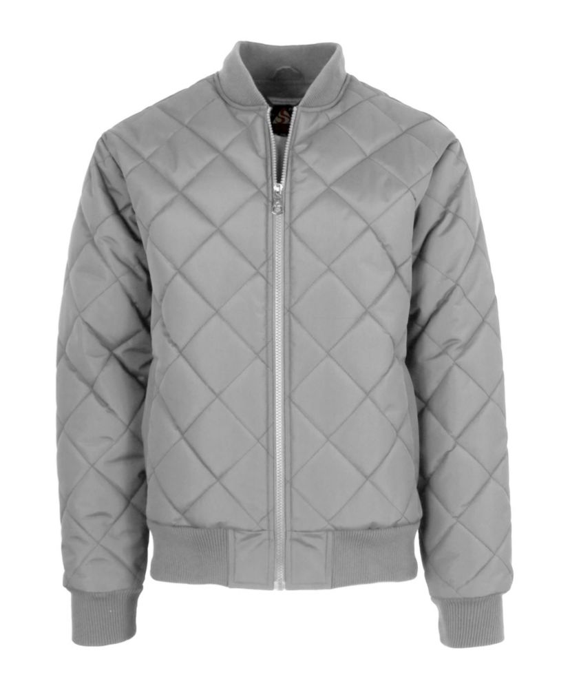 Mens Quilted Bomber Jacket