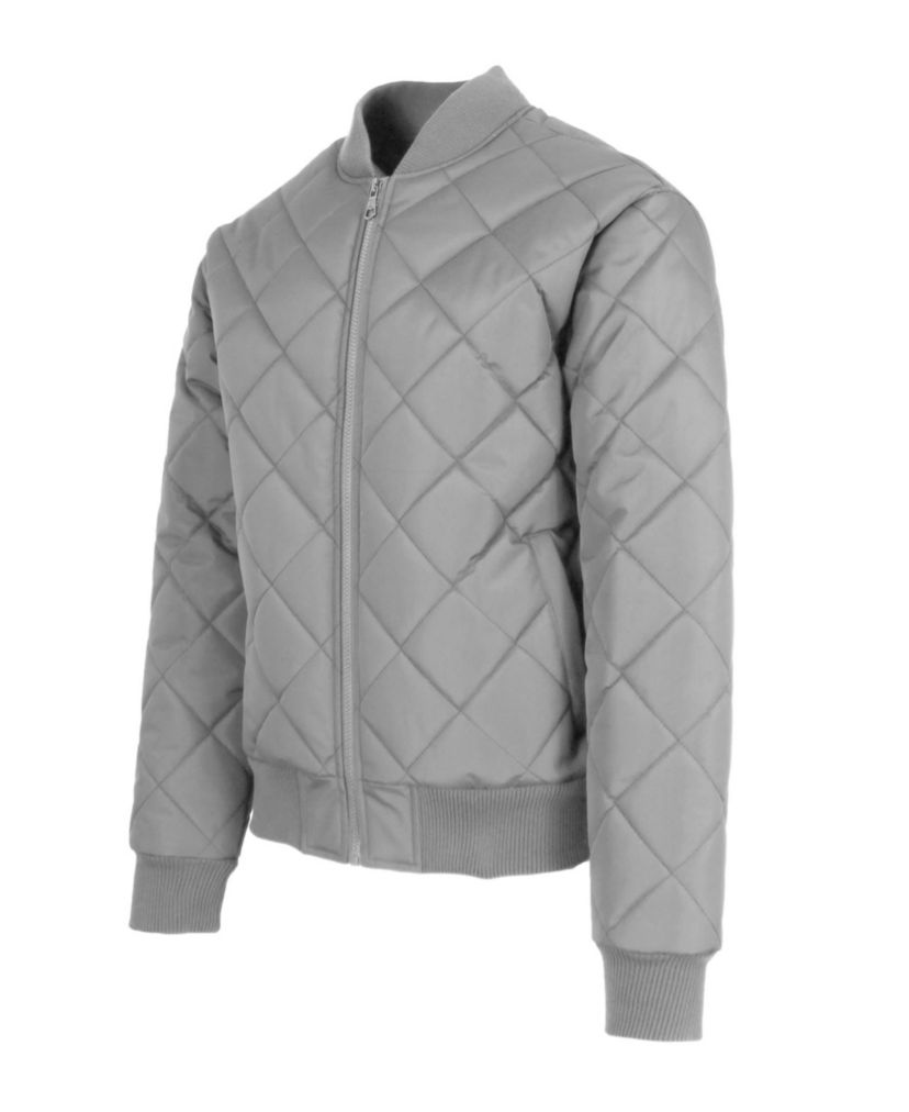 Mens Quilted Bomber Jacket