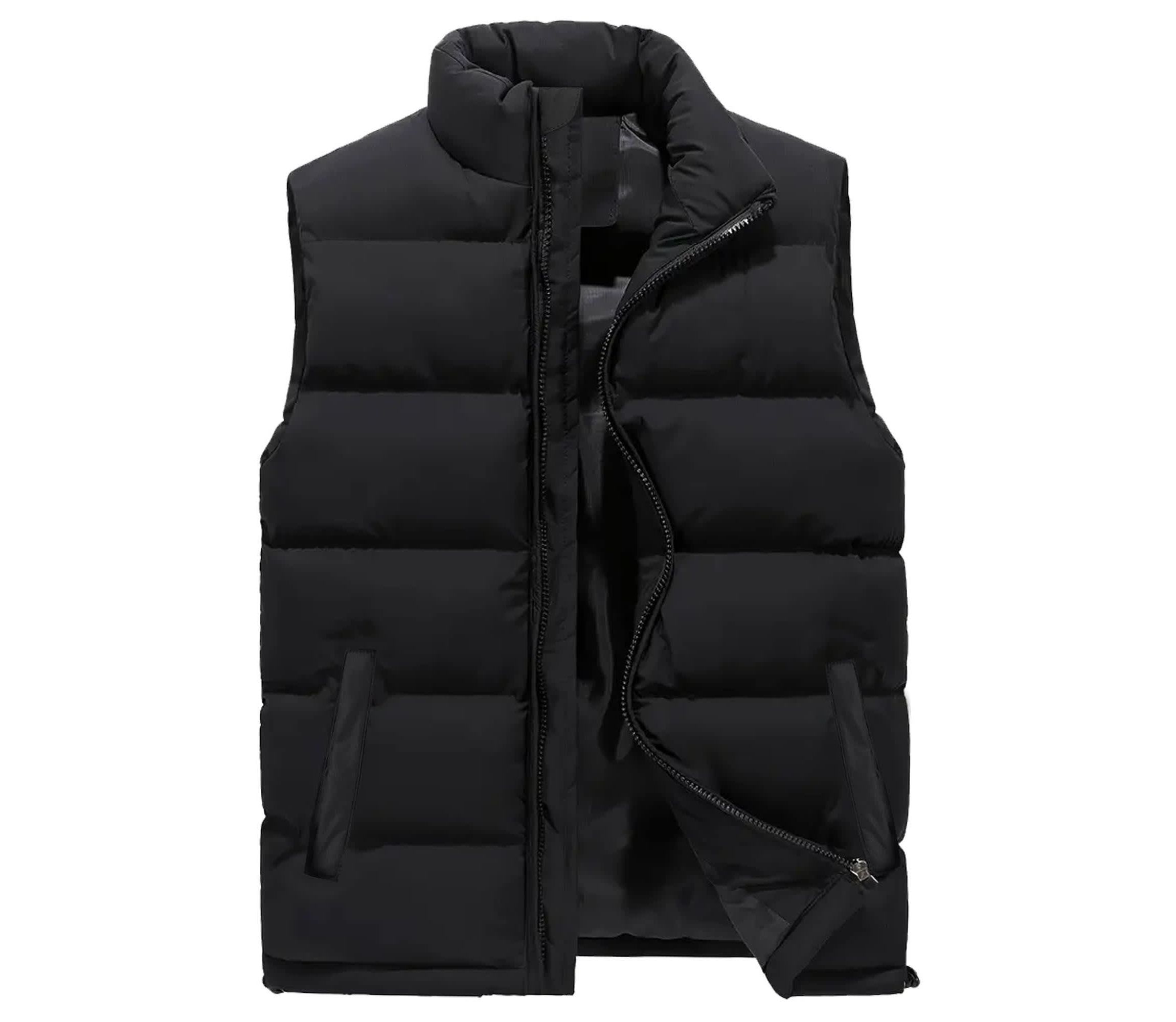Spire By Galaxy Mens Modern Fit Heavyweight Puffer Bubble Vest