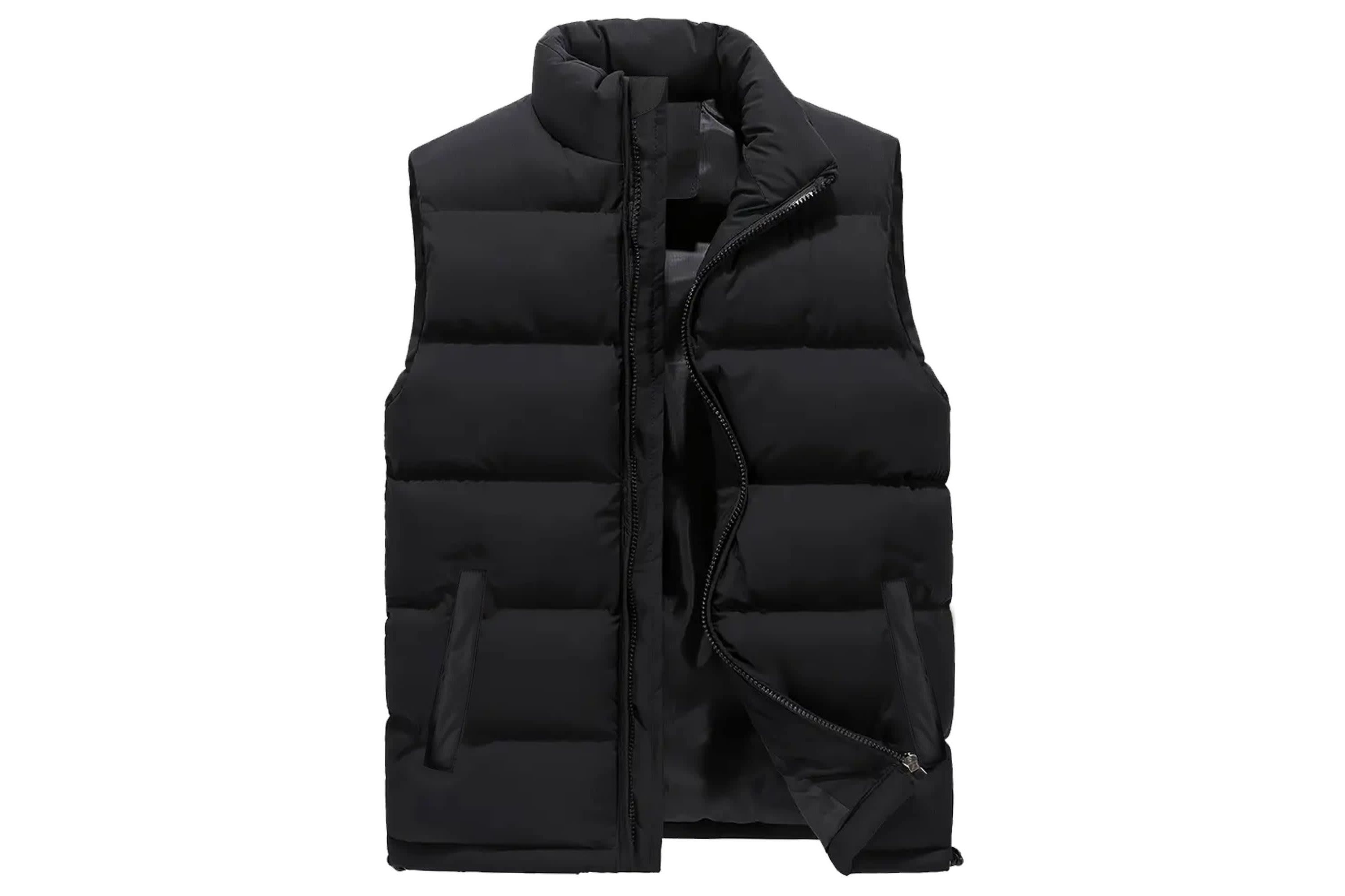 Spire By Galaxy Mens Modern Fit Heavyweight Puffer Bubble Vest