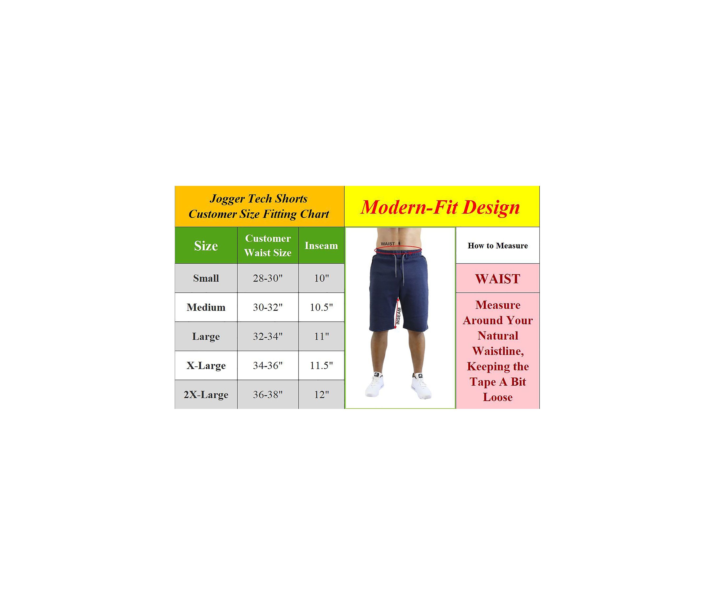 Mens Tech Shorts with Zipper Pockets