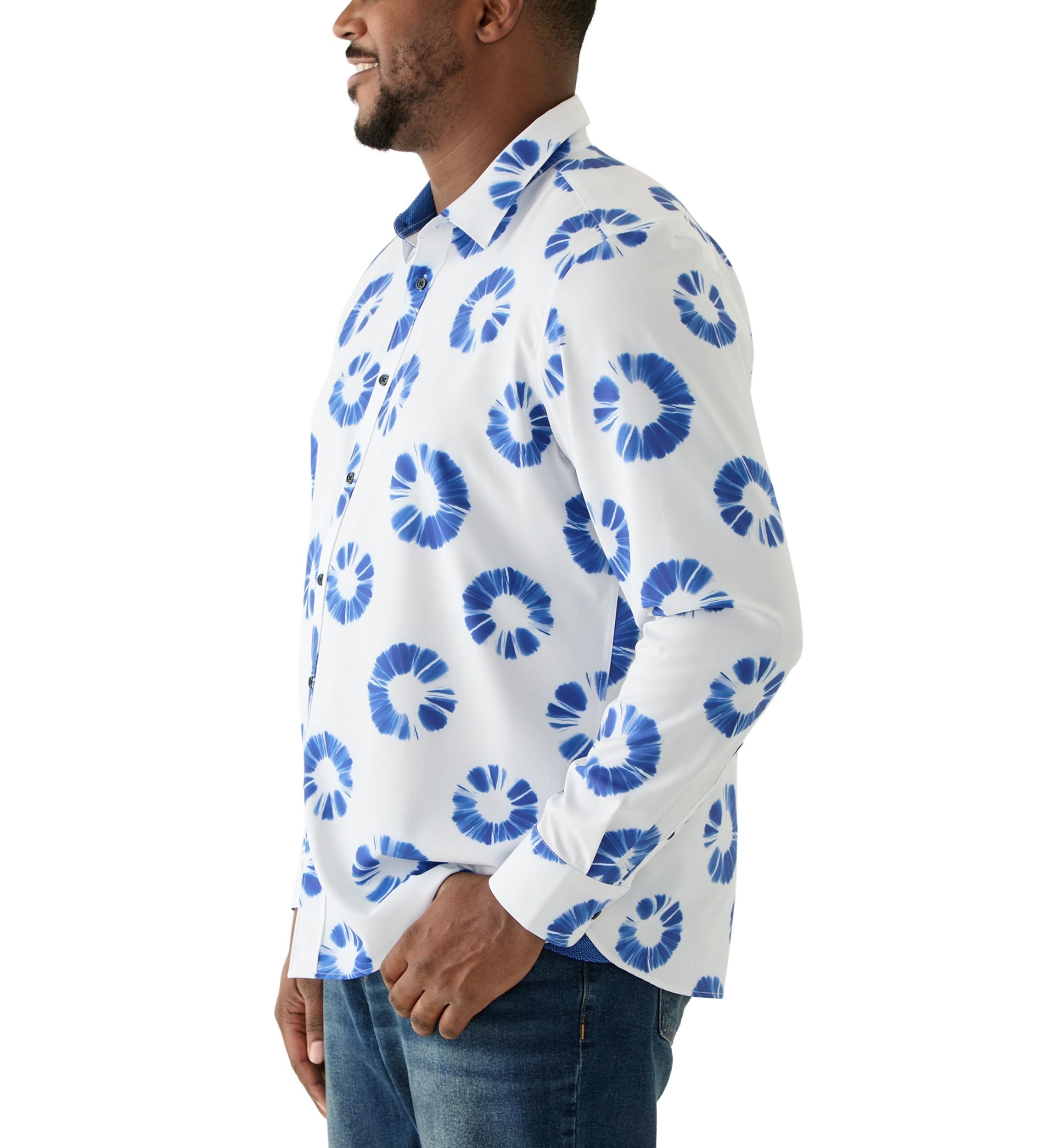 Big & Tall Printed Woven Shirt