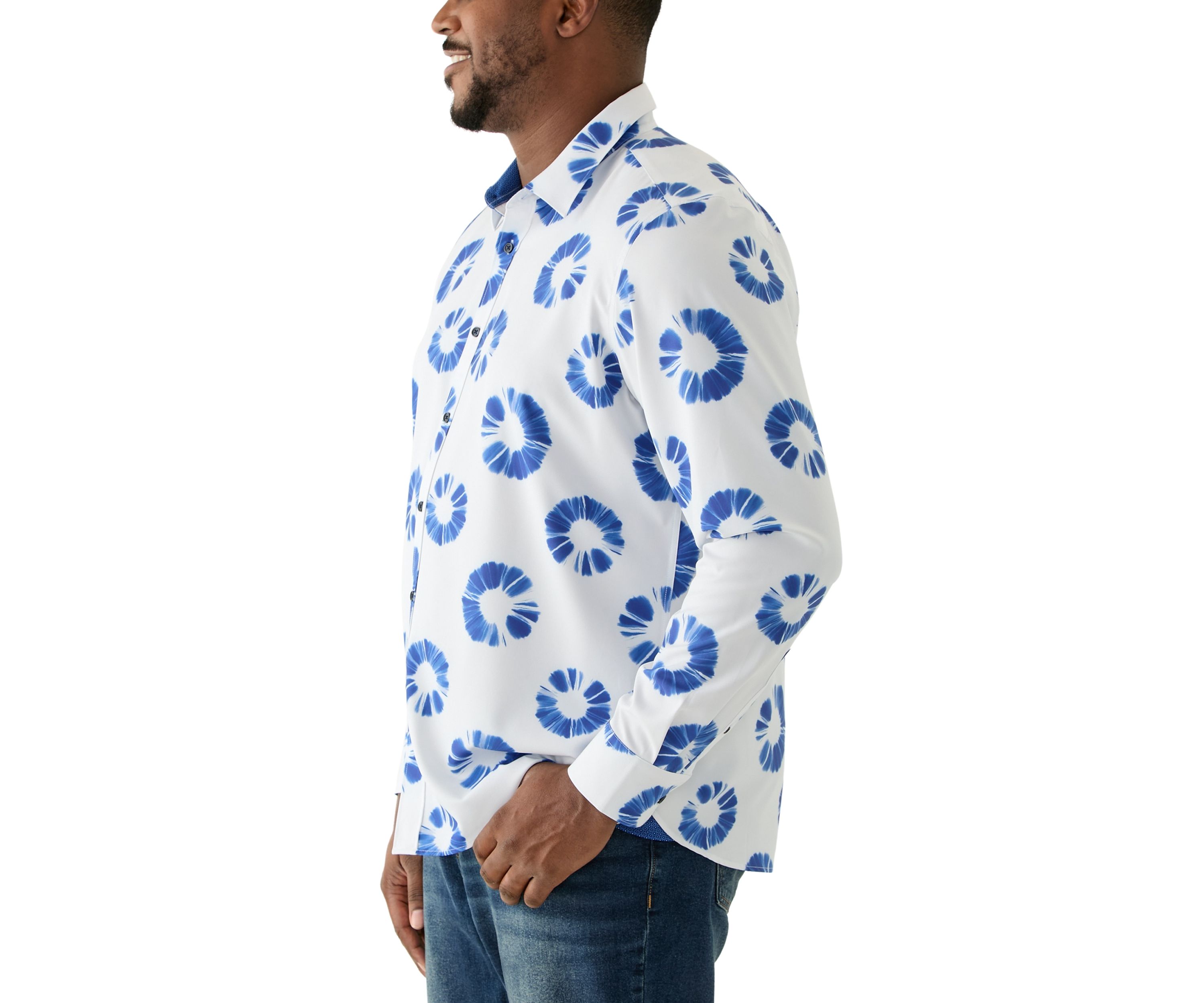 Big & Tall Printed Woven Shirt