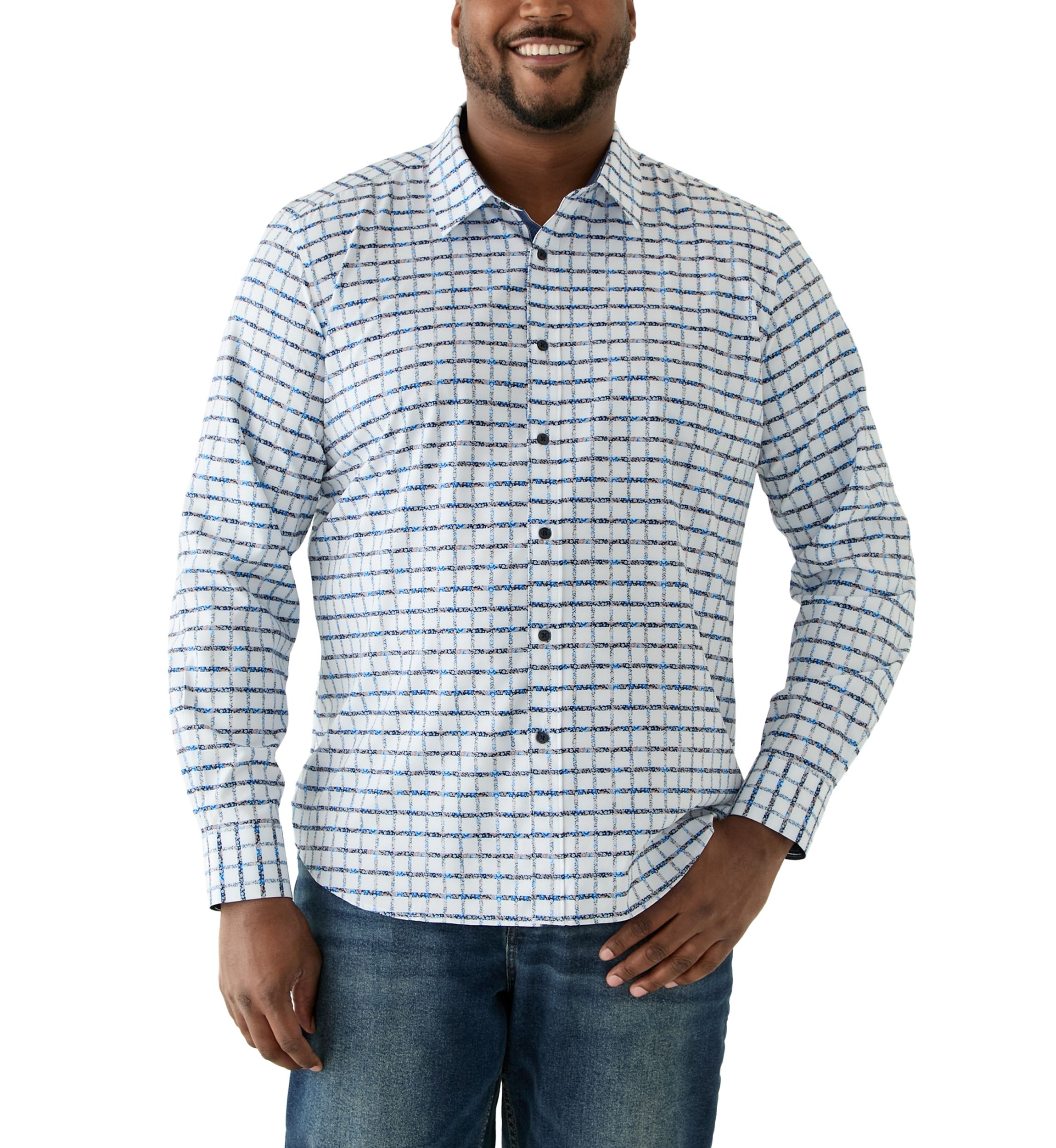 Big & Tall Printed Woven Shirt
