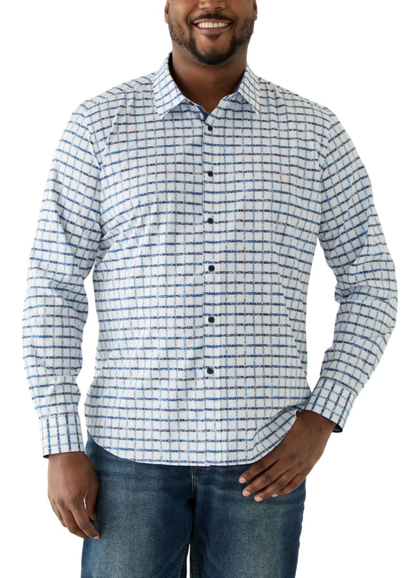 Big & Tall Printed Woven Shirt