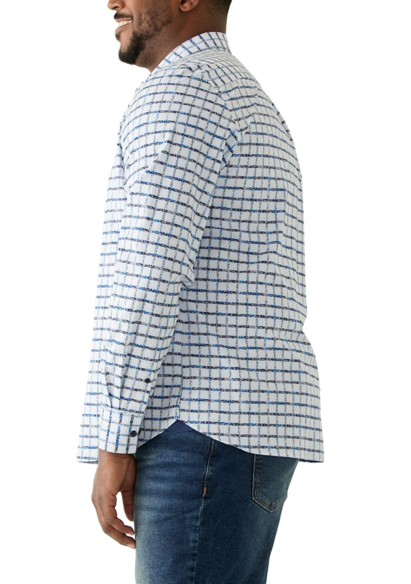 Big & Tall Printed Woven Shirt