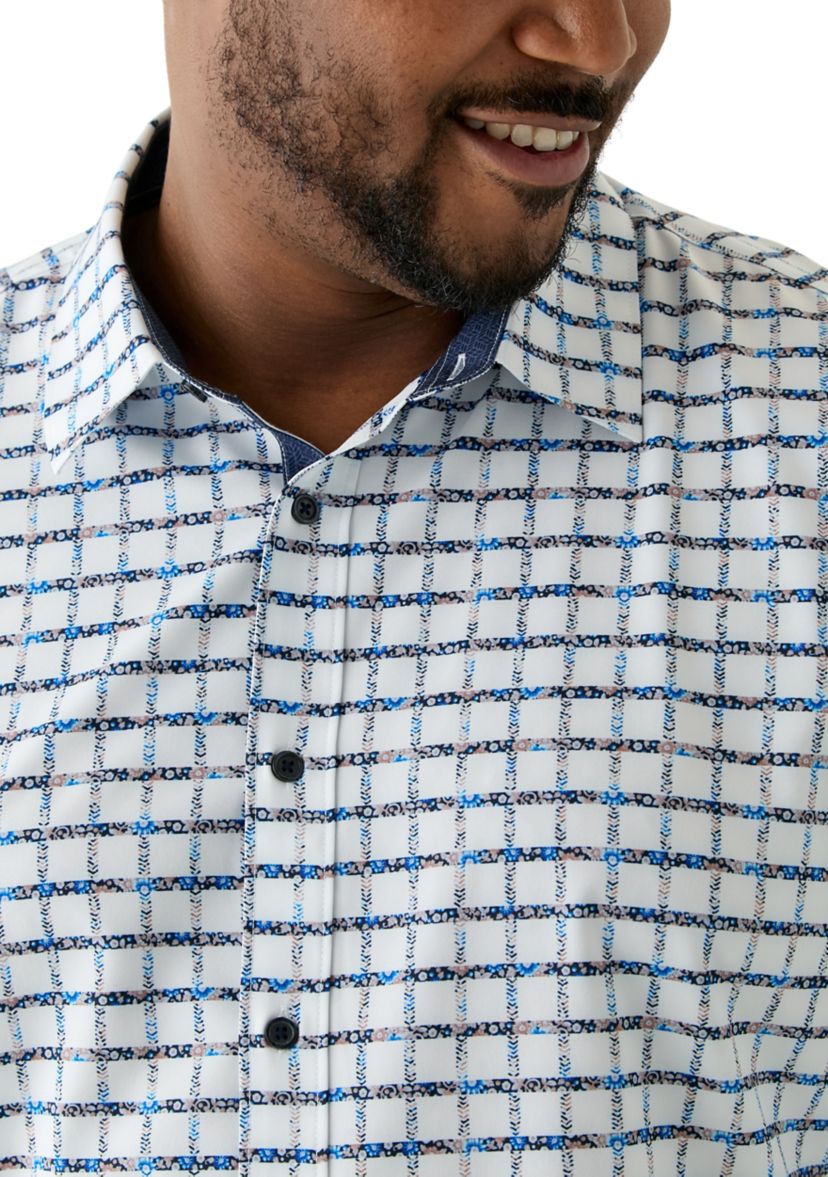 Big & Tall Printed Woven Shirt