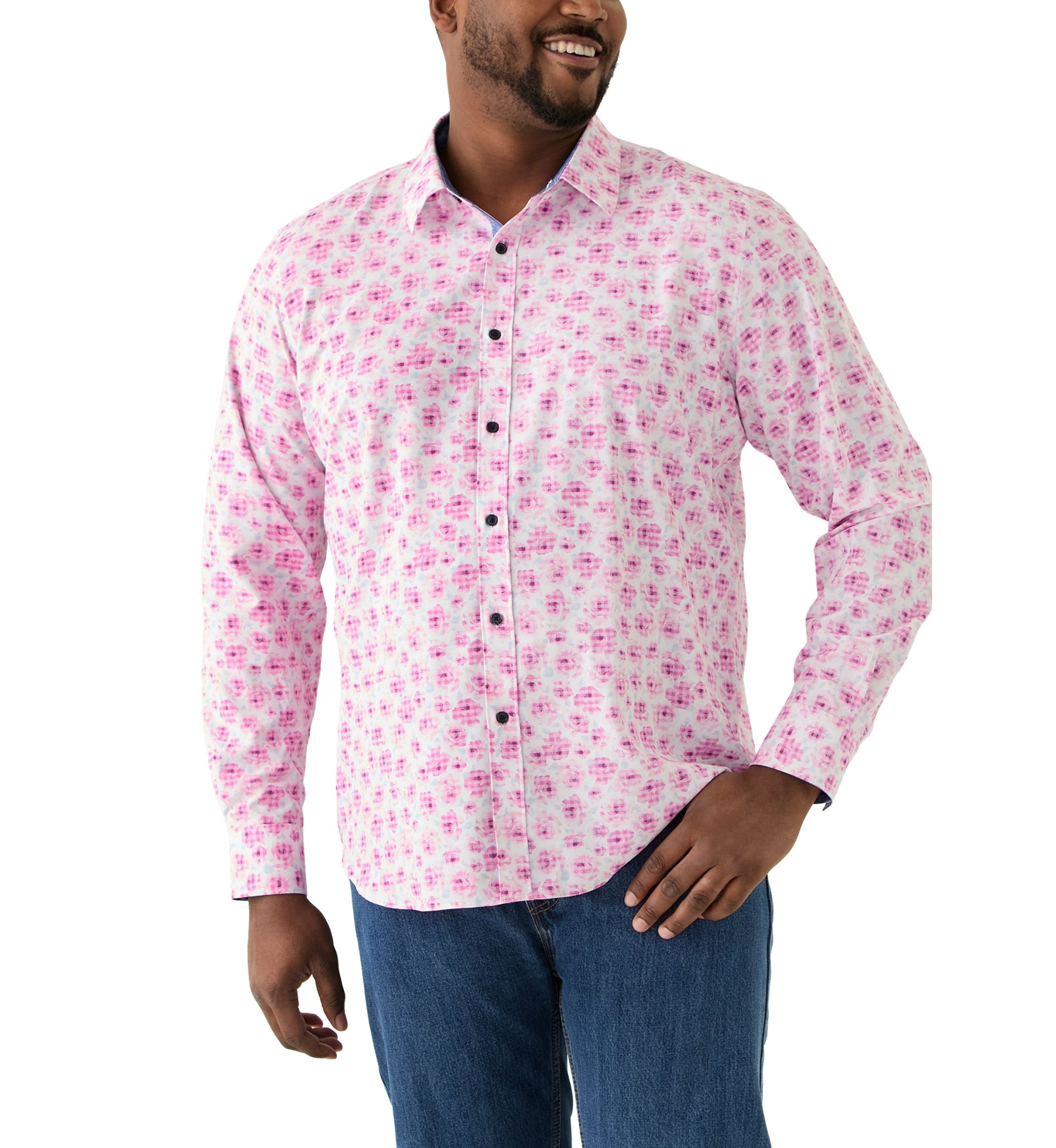 Big & Tall Printed Woven Shirt