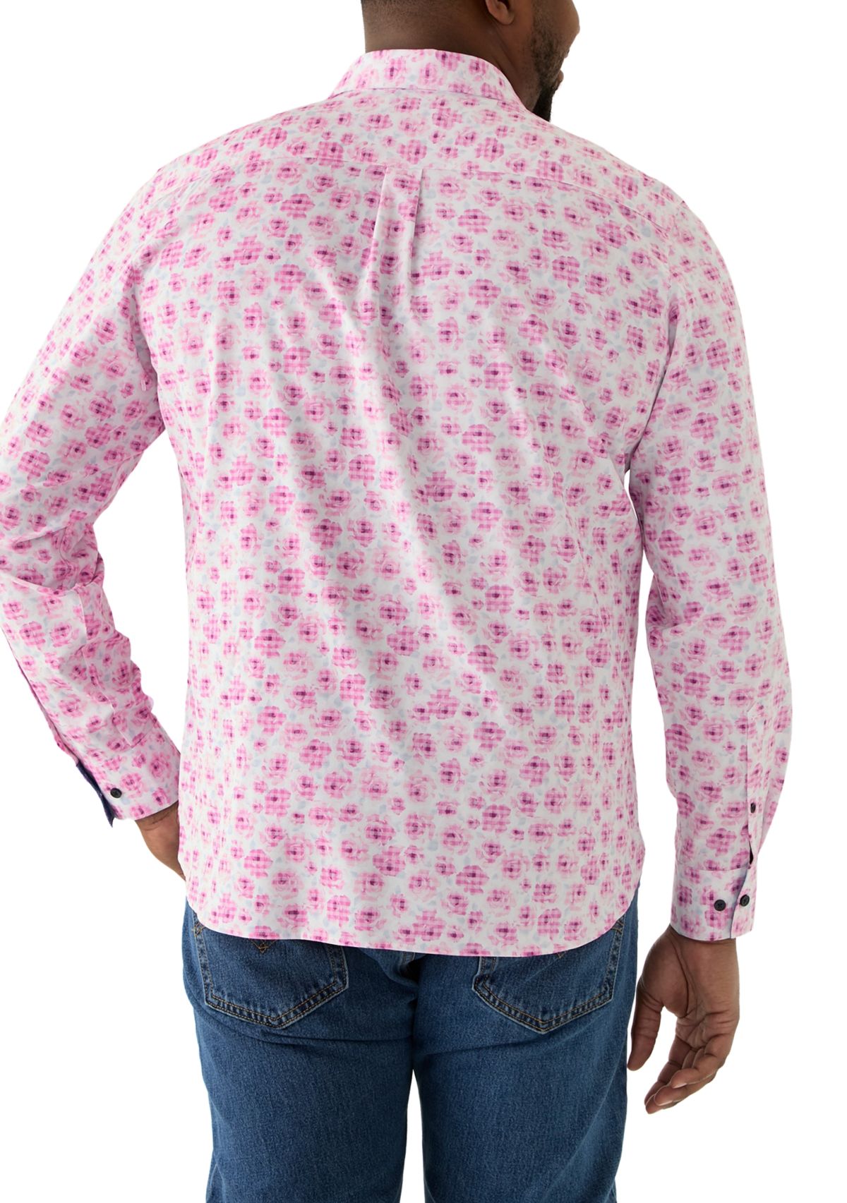 Big & Tall Printed Woven Shirt