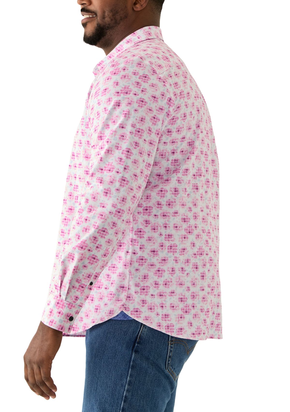 Big & Tall Printed Woven Shirt