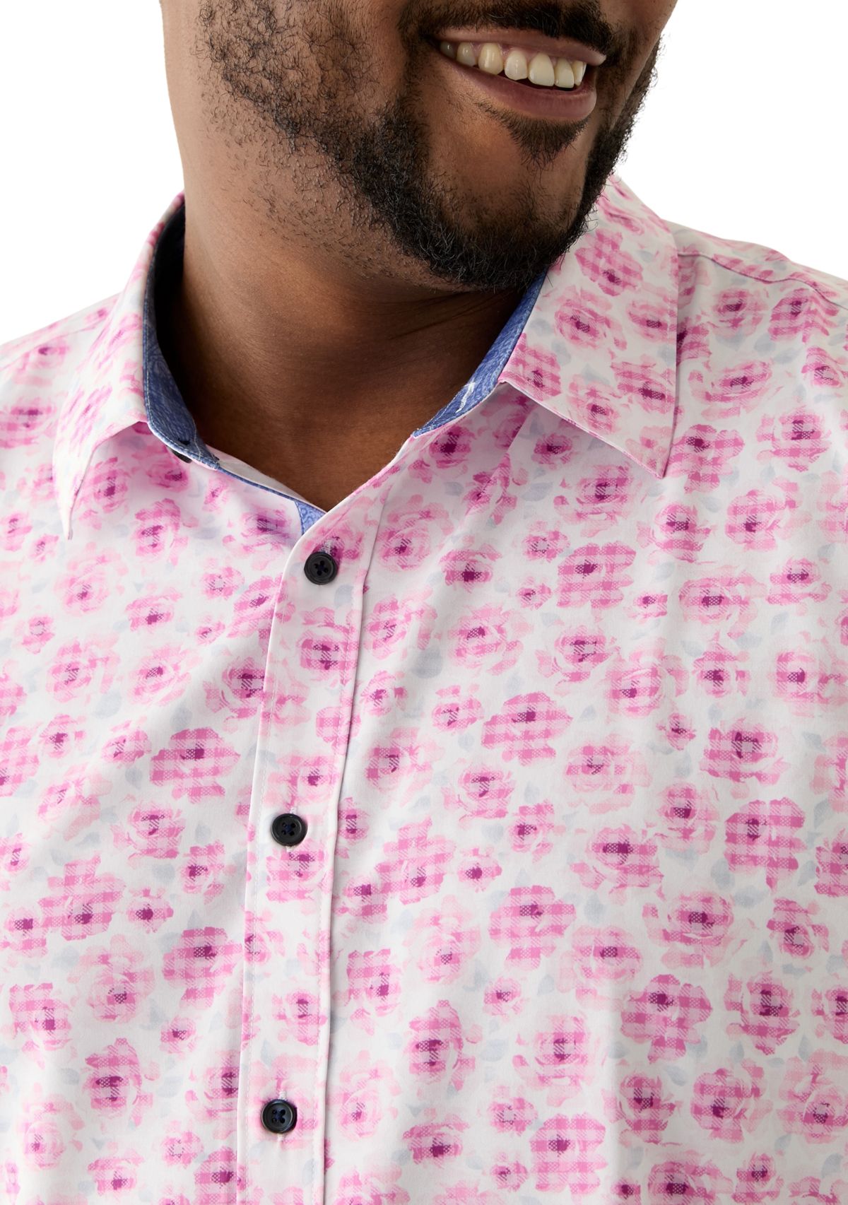 Big & Tall Printed Woven Shirt