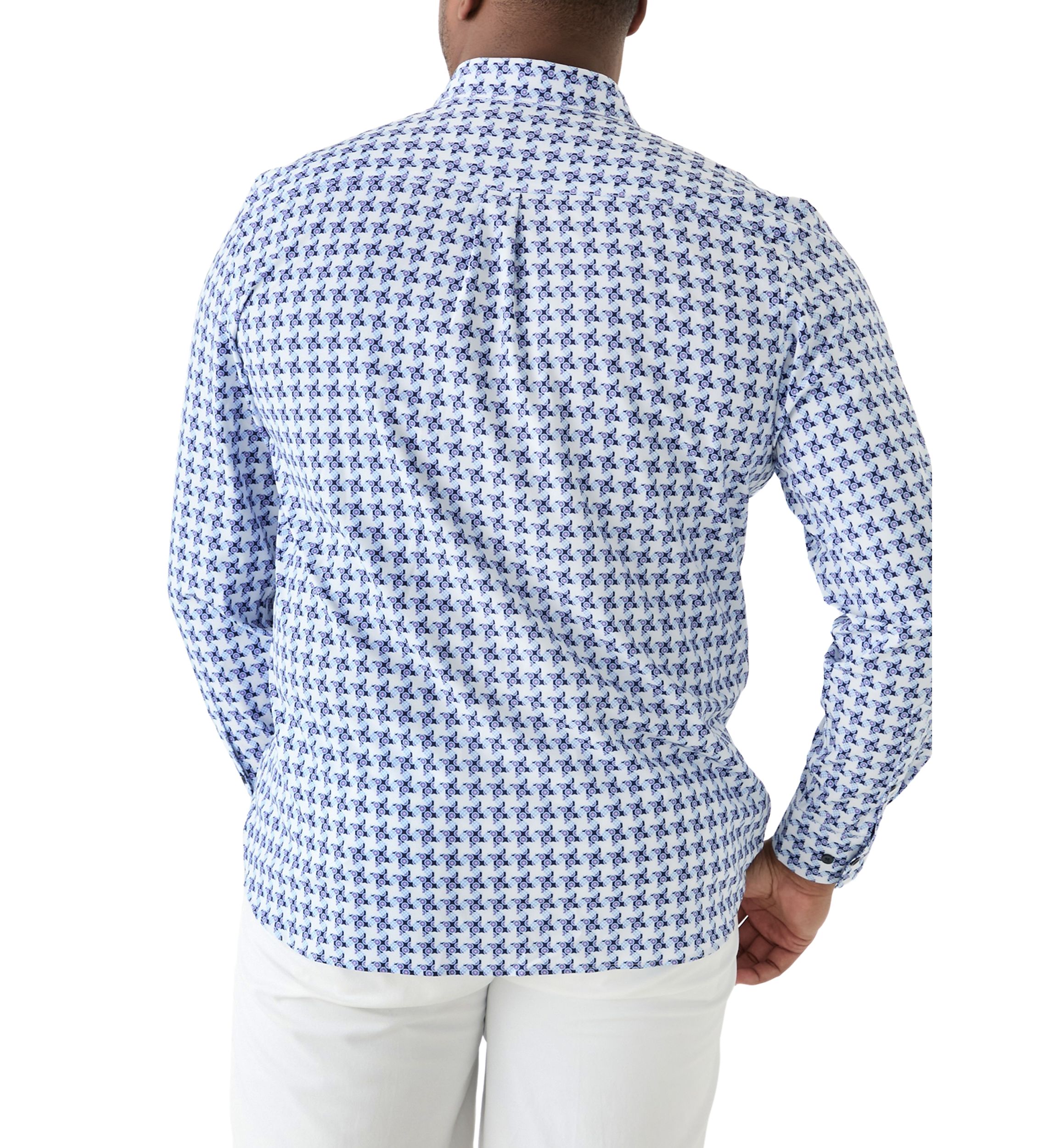 Big & Tall Geo Printed Woven Shirt