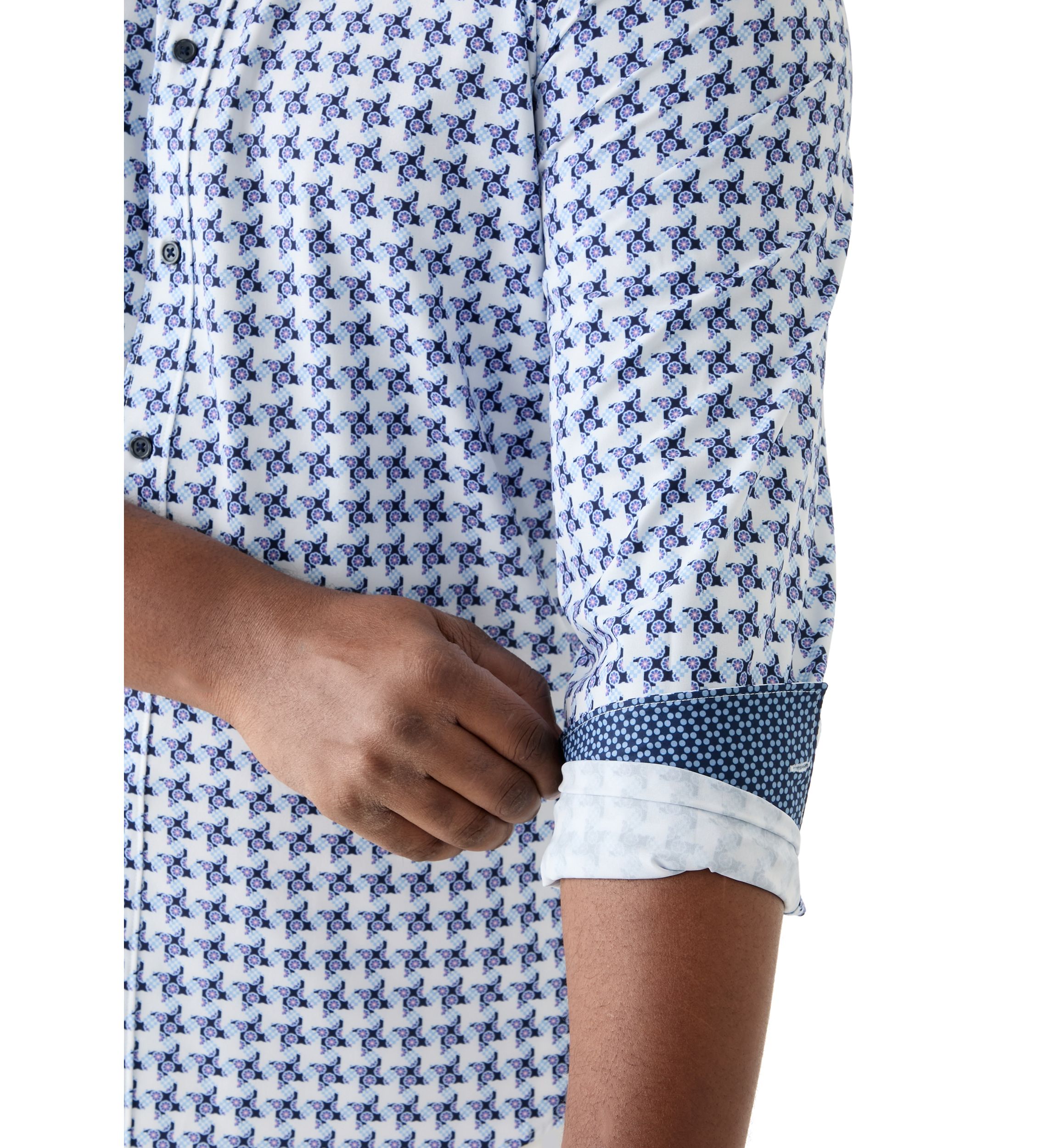 Big & Tall Geo Printed Woven Shirt