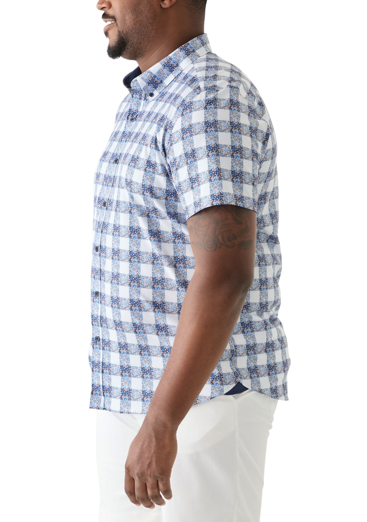 Big & Tall Printed Woven Shirt