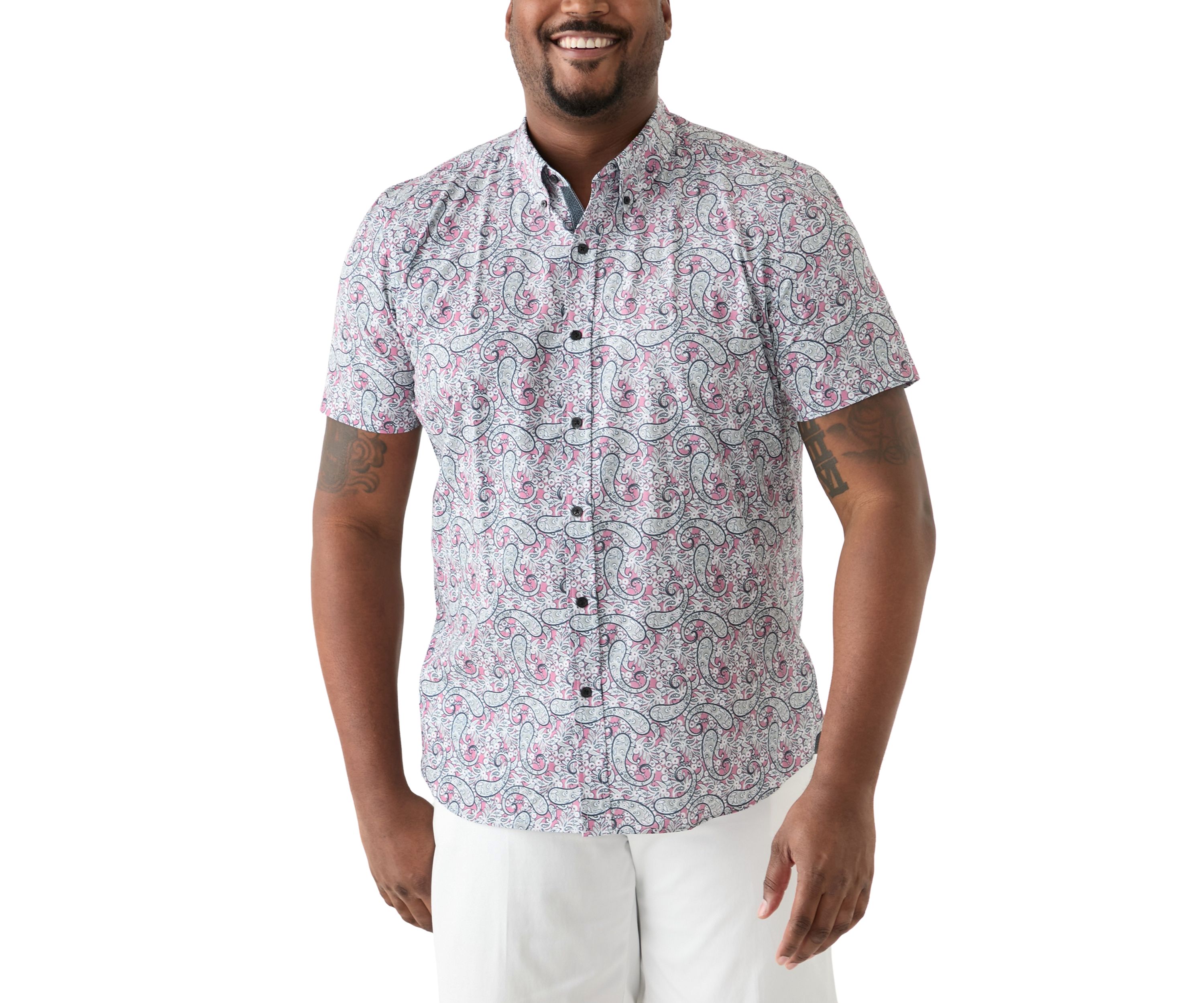 Big & Tall Paisley Woven Shirt