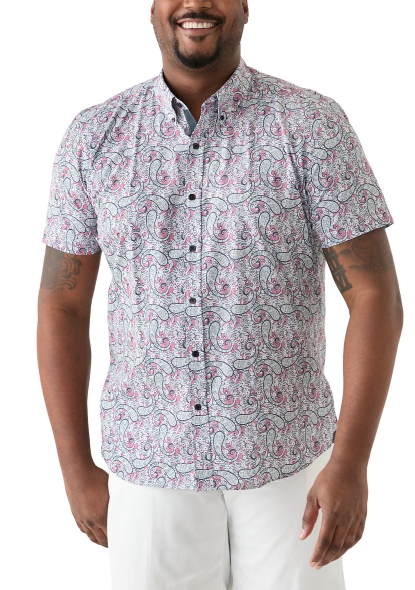 Big & Tall Paisley Woven Shirt
