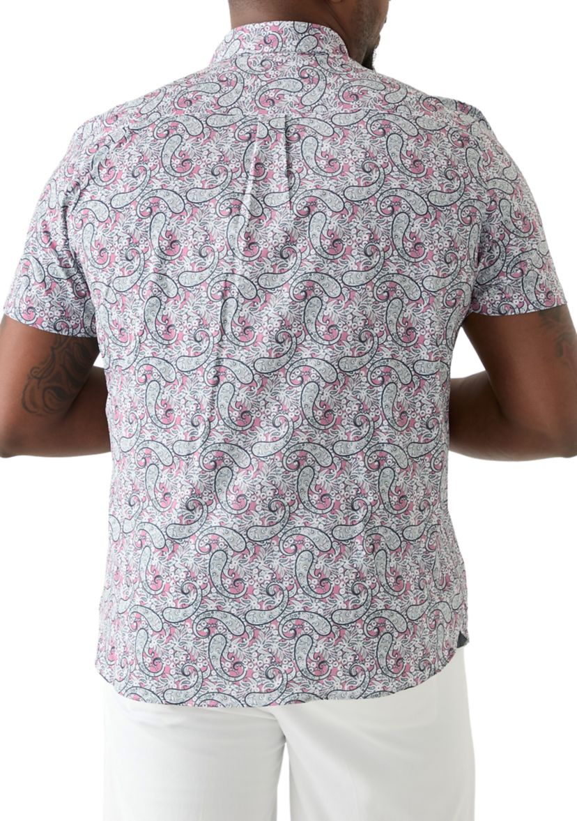Big & Tall Paisley Woven Shirt