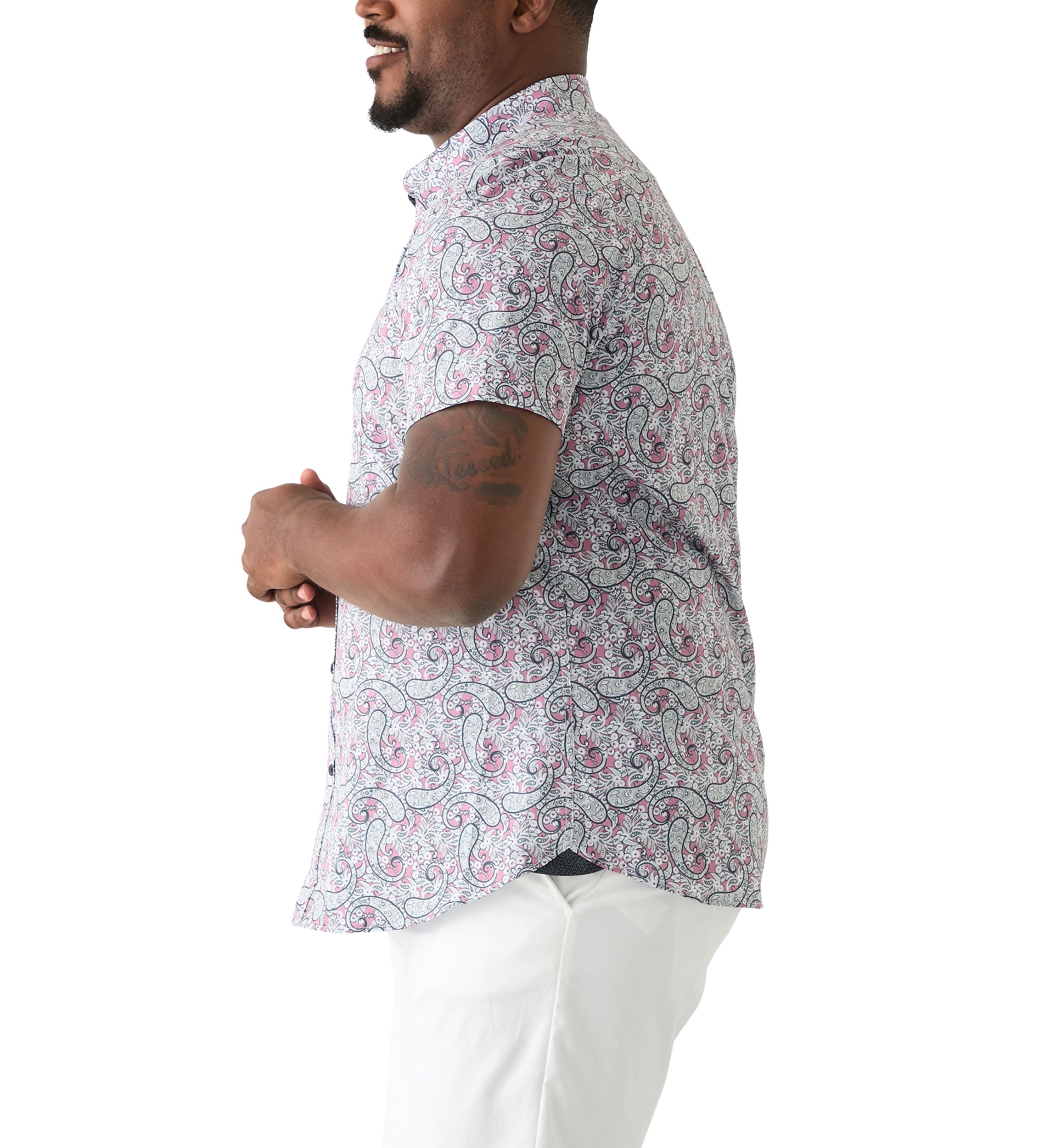 Big & Tall Paisley Woven Shirt