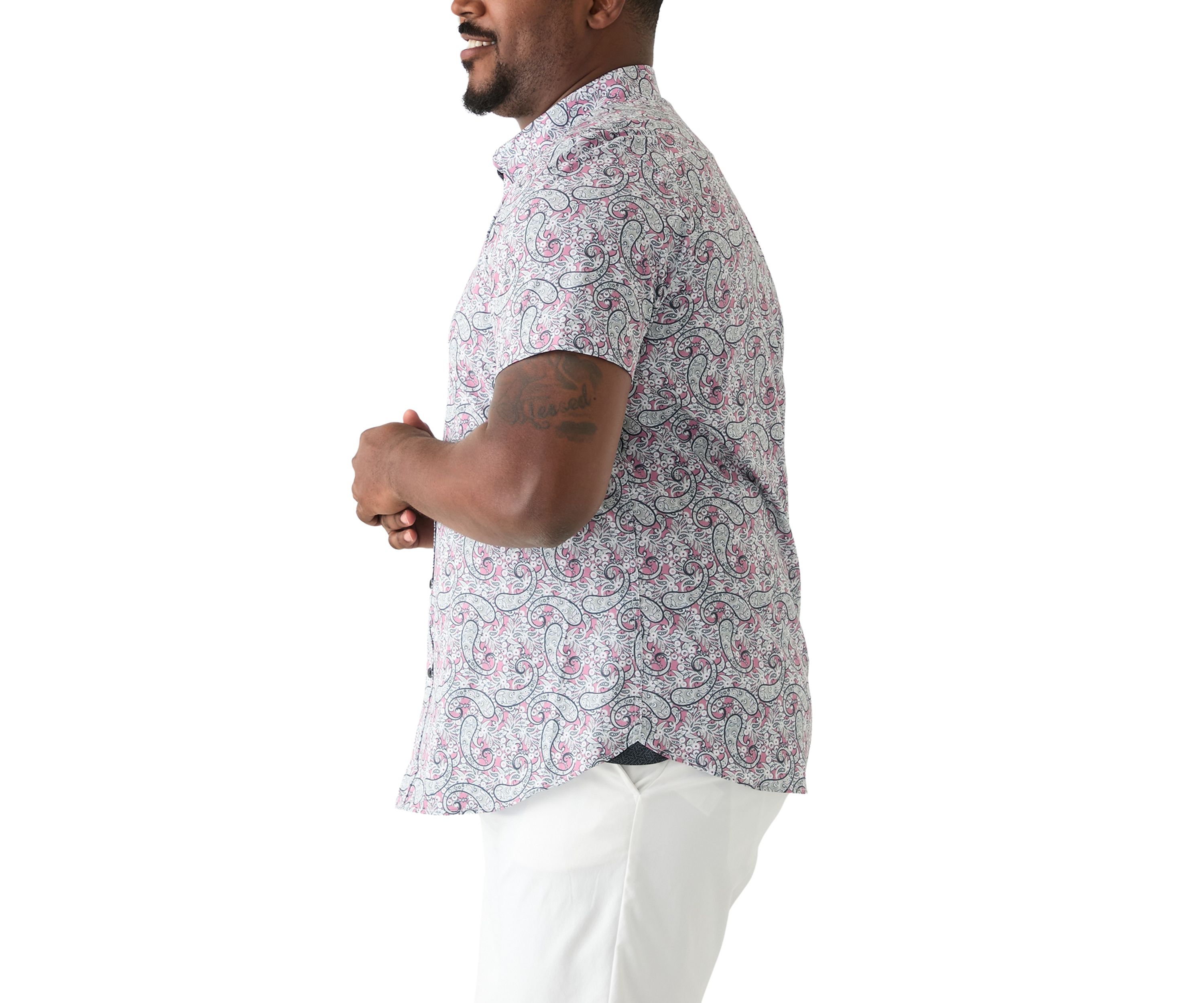 Big & Tall Paisley Woven Shirt