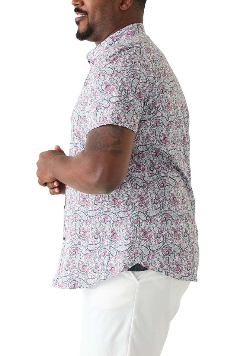 Big & Tall Paisley Woven Shirt