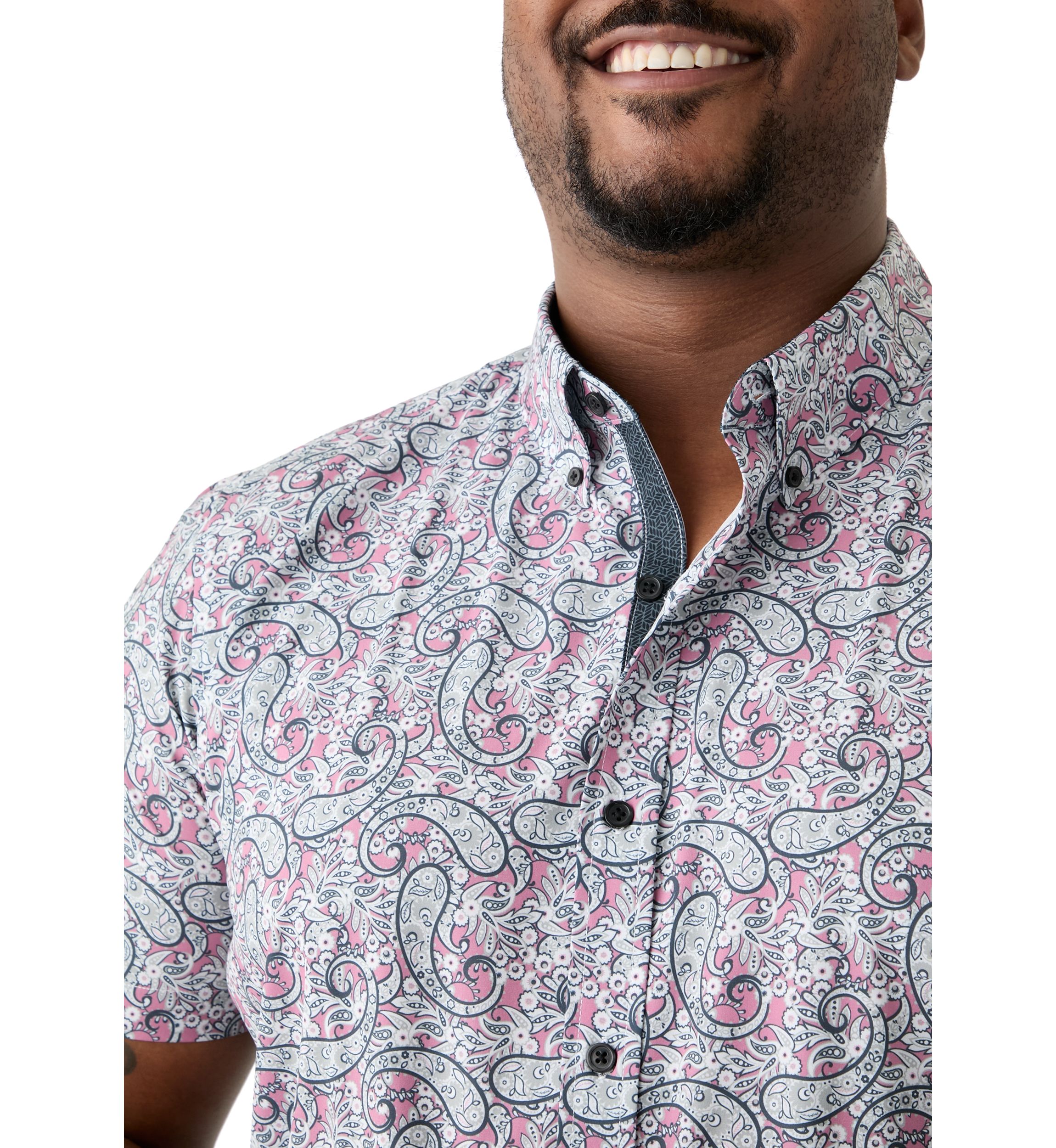 Big & Tall Paisley Woven Shirt